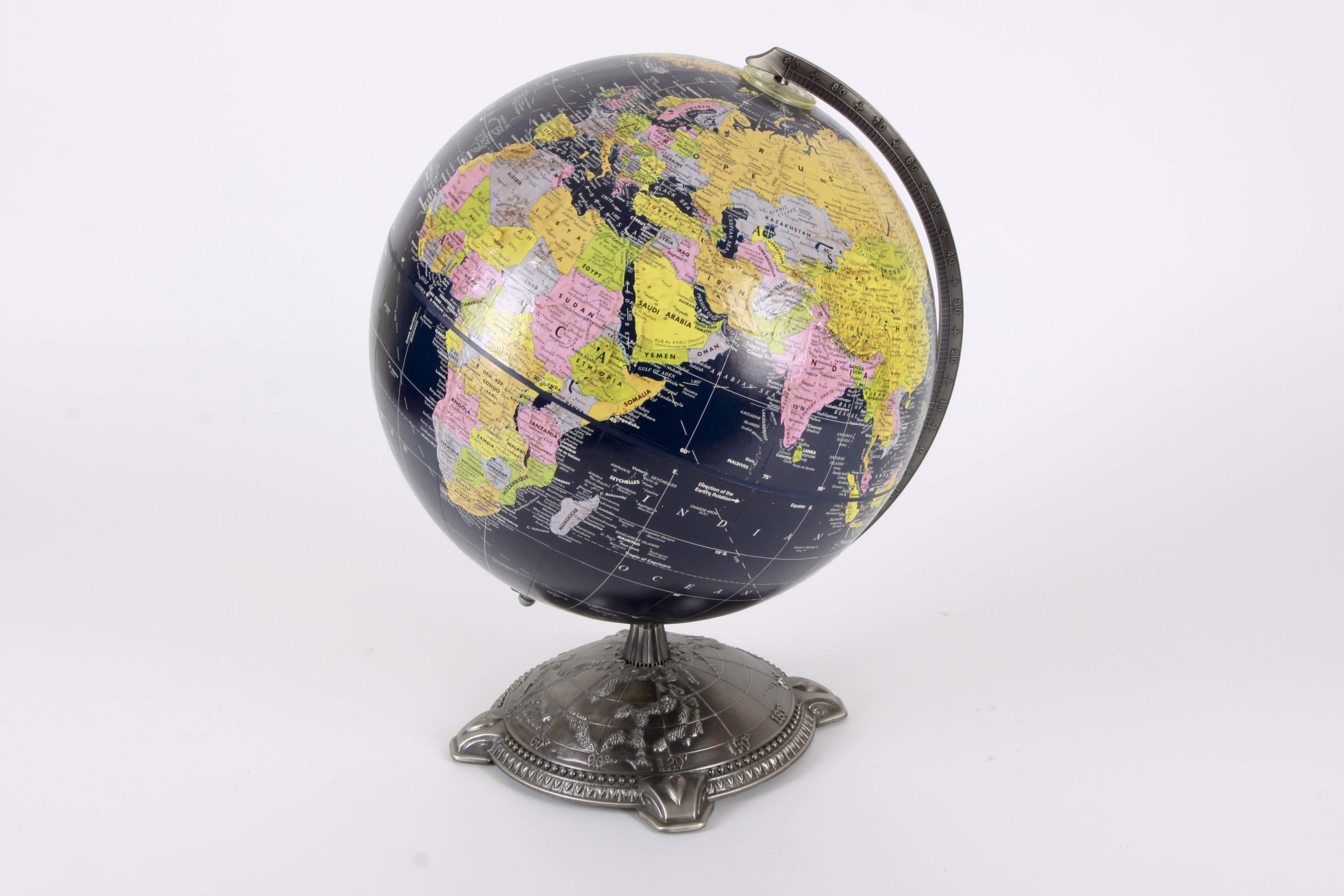A Globemaster 12" World Globe