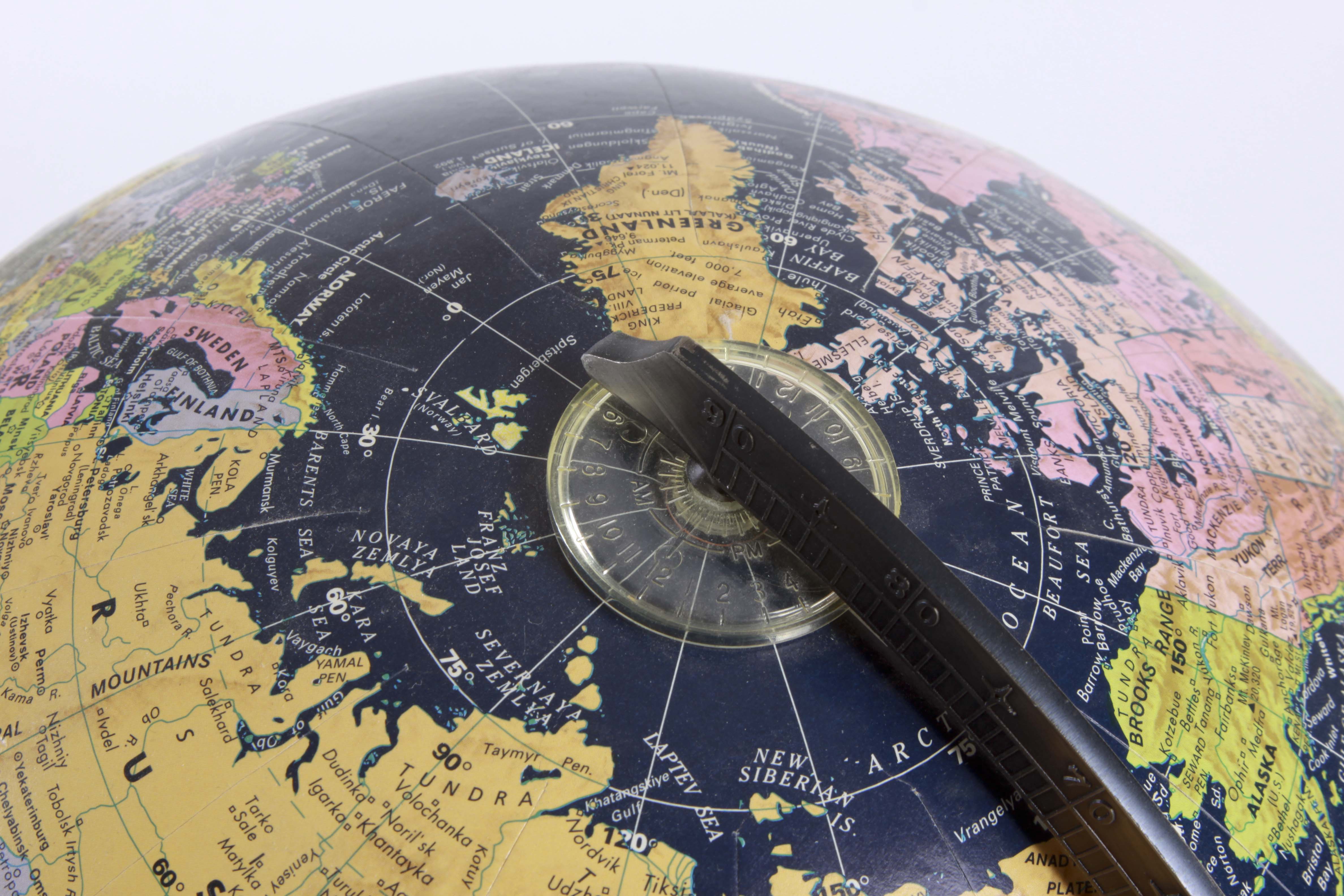 A Globemaster 12" World Globe