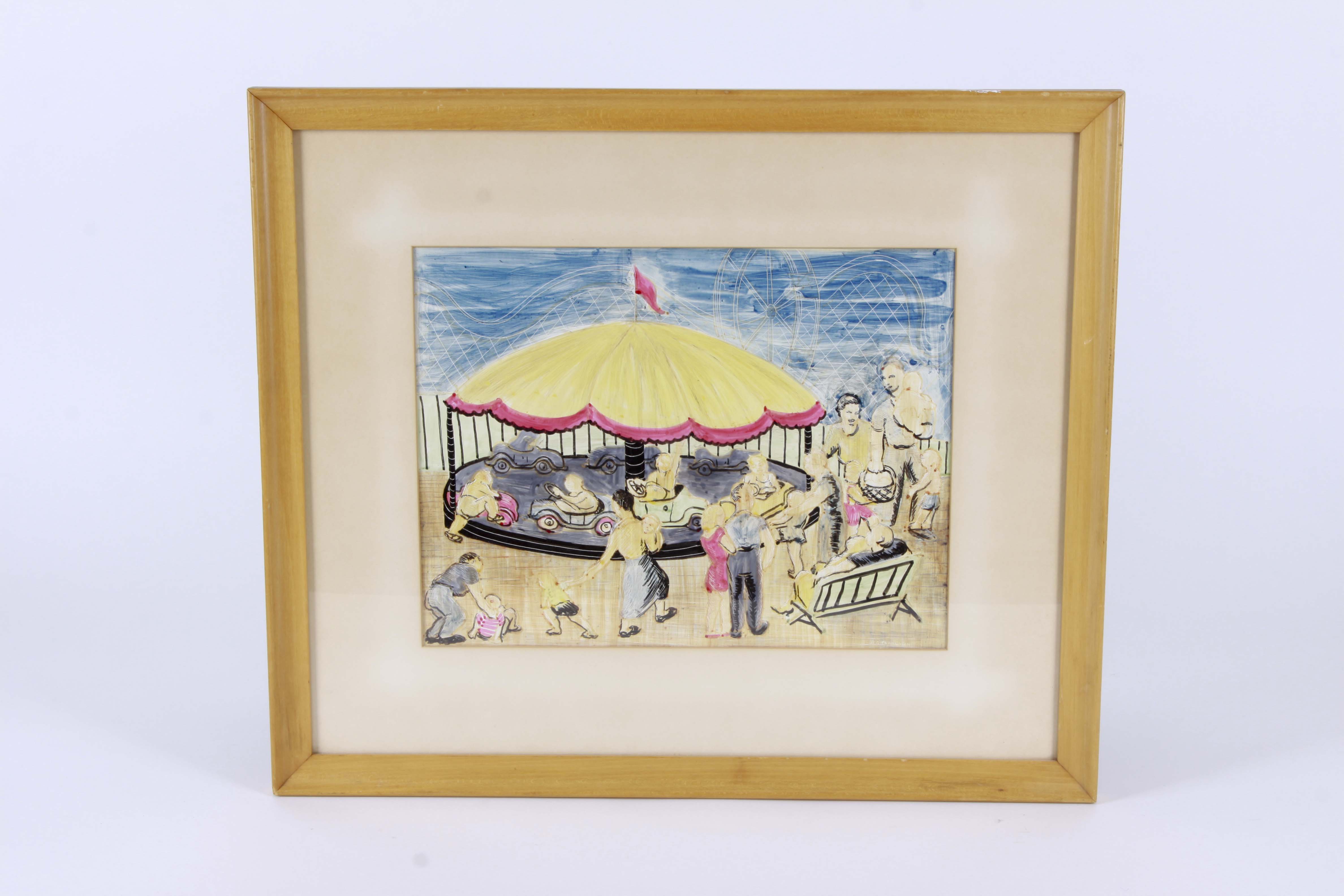 Ruthe G. Pearlman Original Mixed Media Artwork