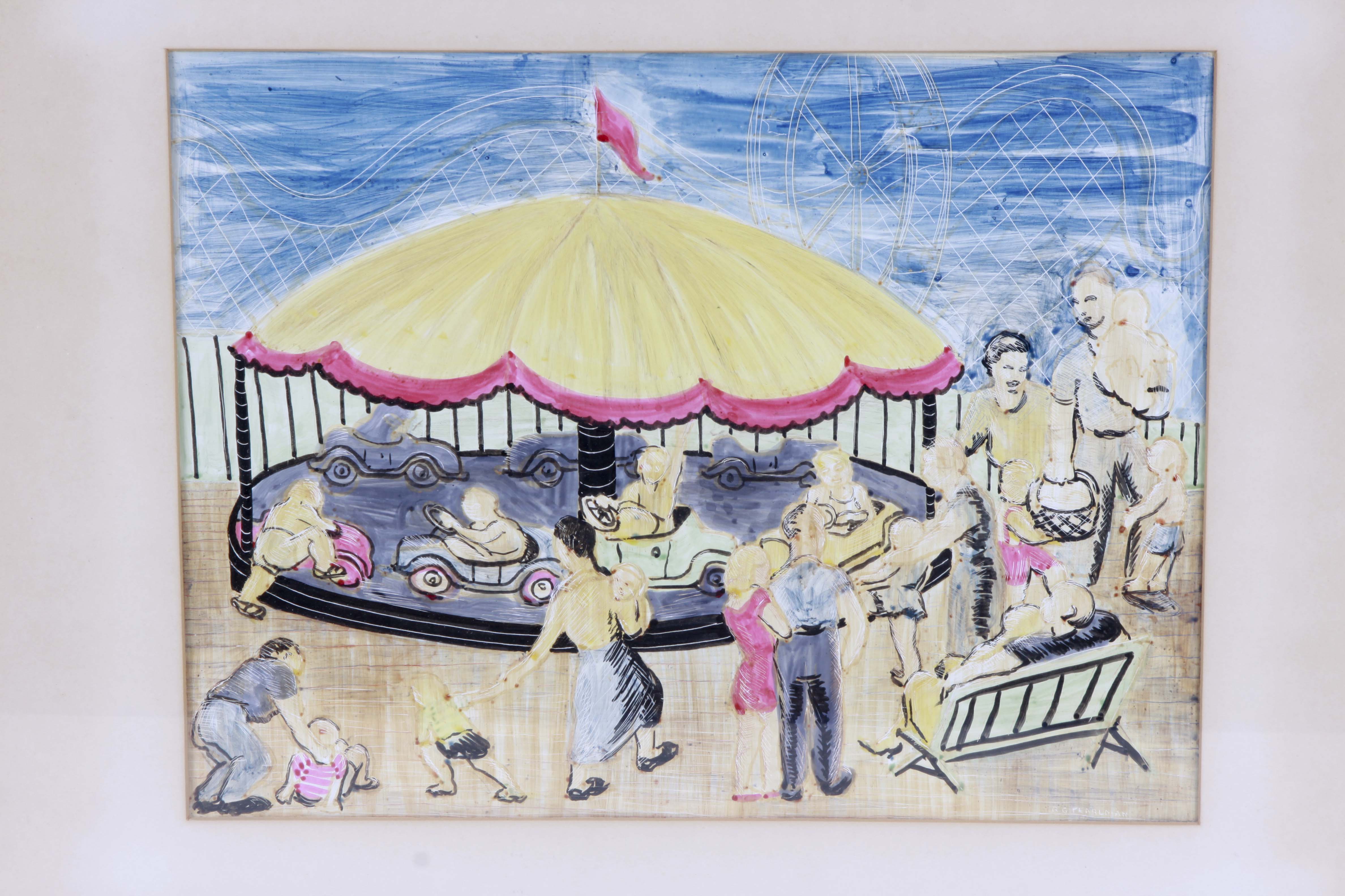 Ruthe G. Pearlman Original Mixed Media Artwork