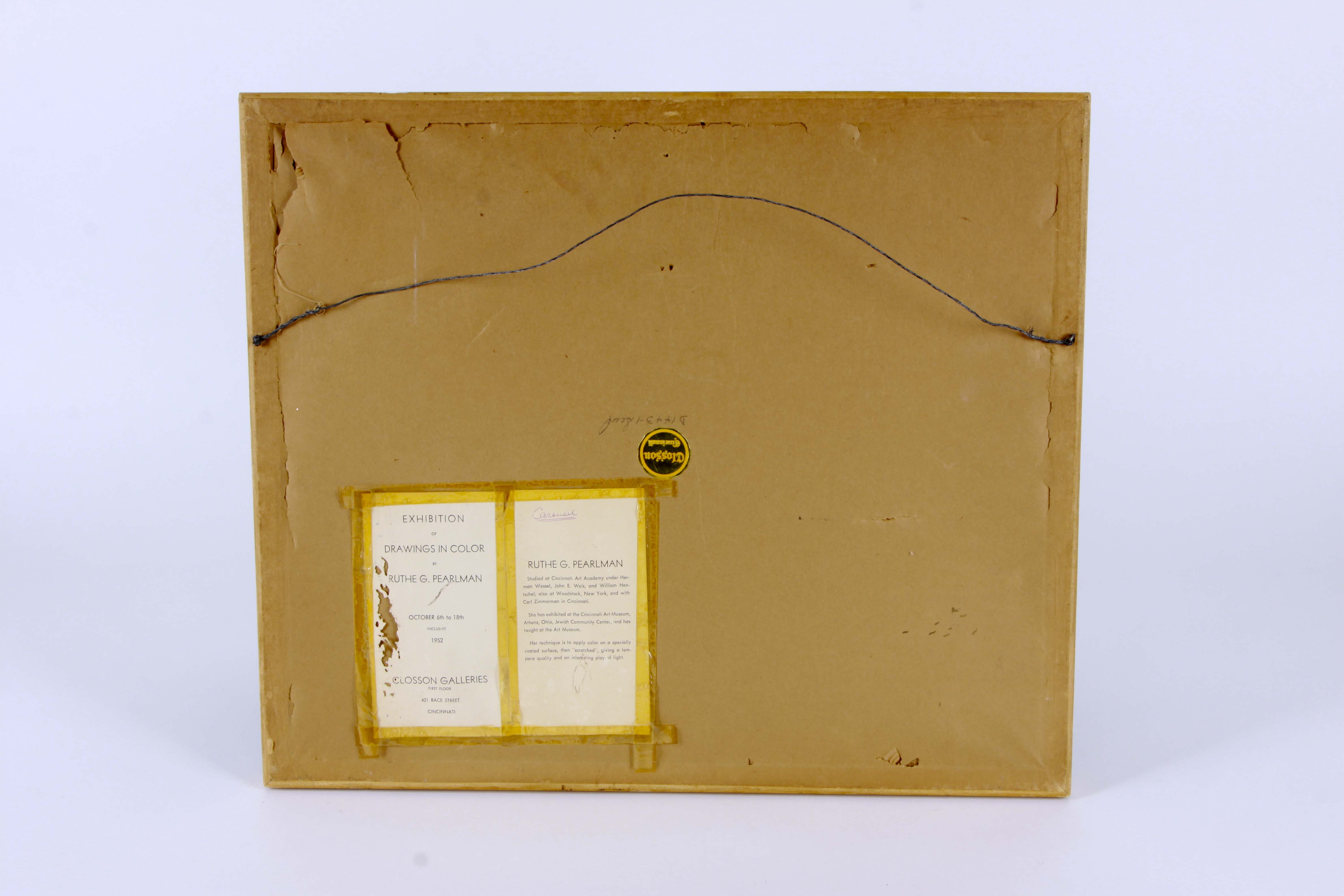 Ruthe G. Pearlman Original Mixed Media Artwork