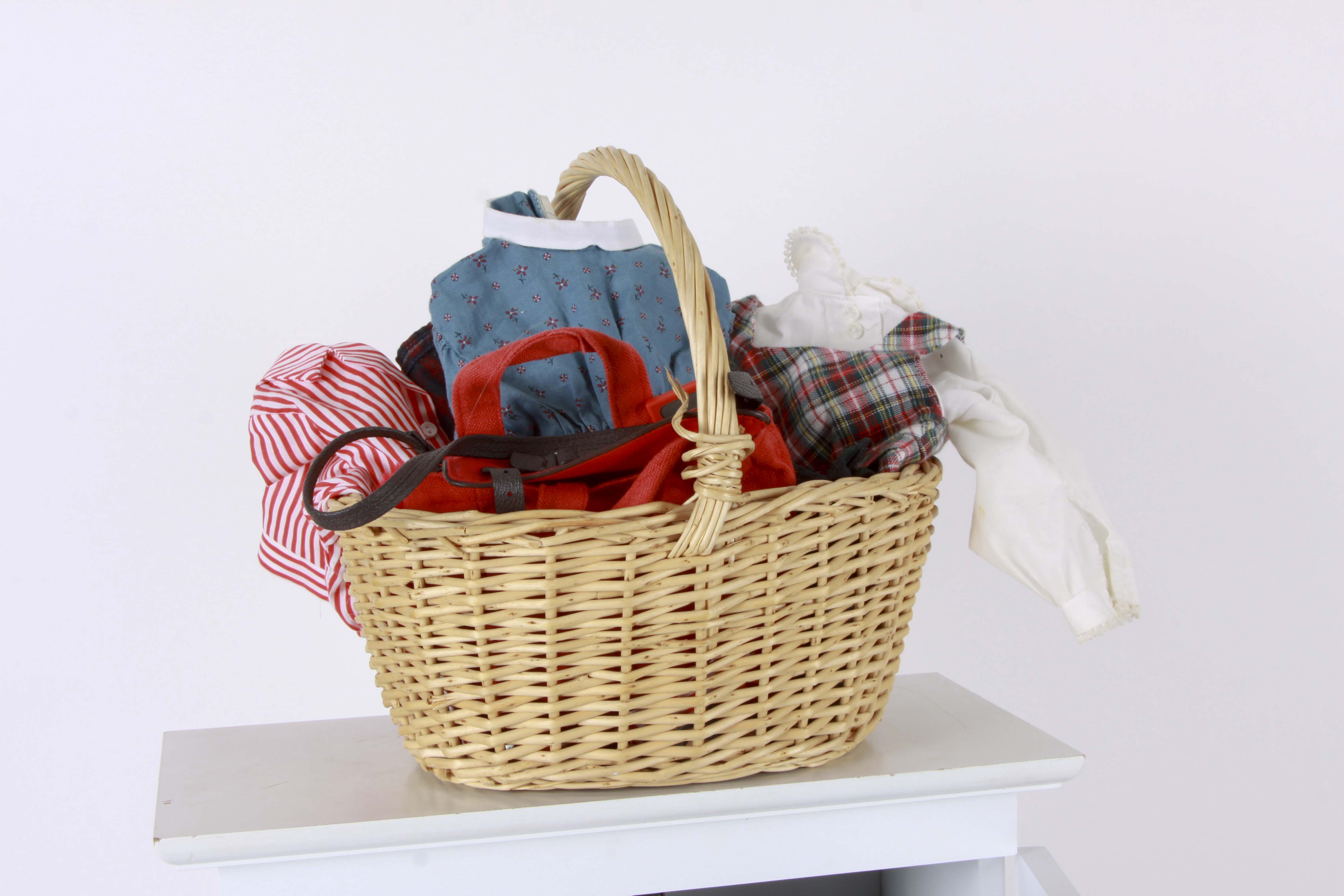 Collection of American Girl Doll Furniture and Clothing Accessories