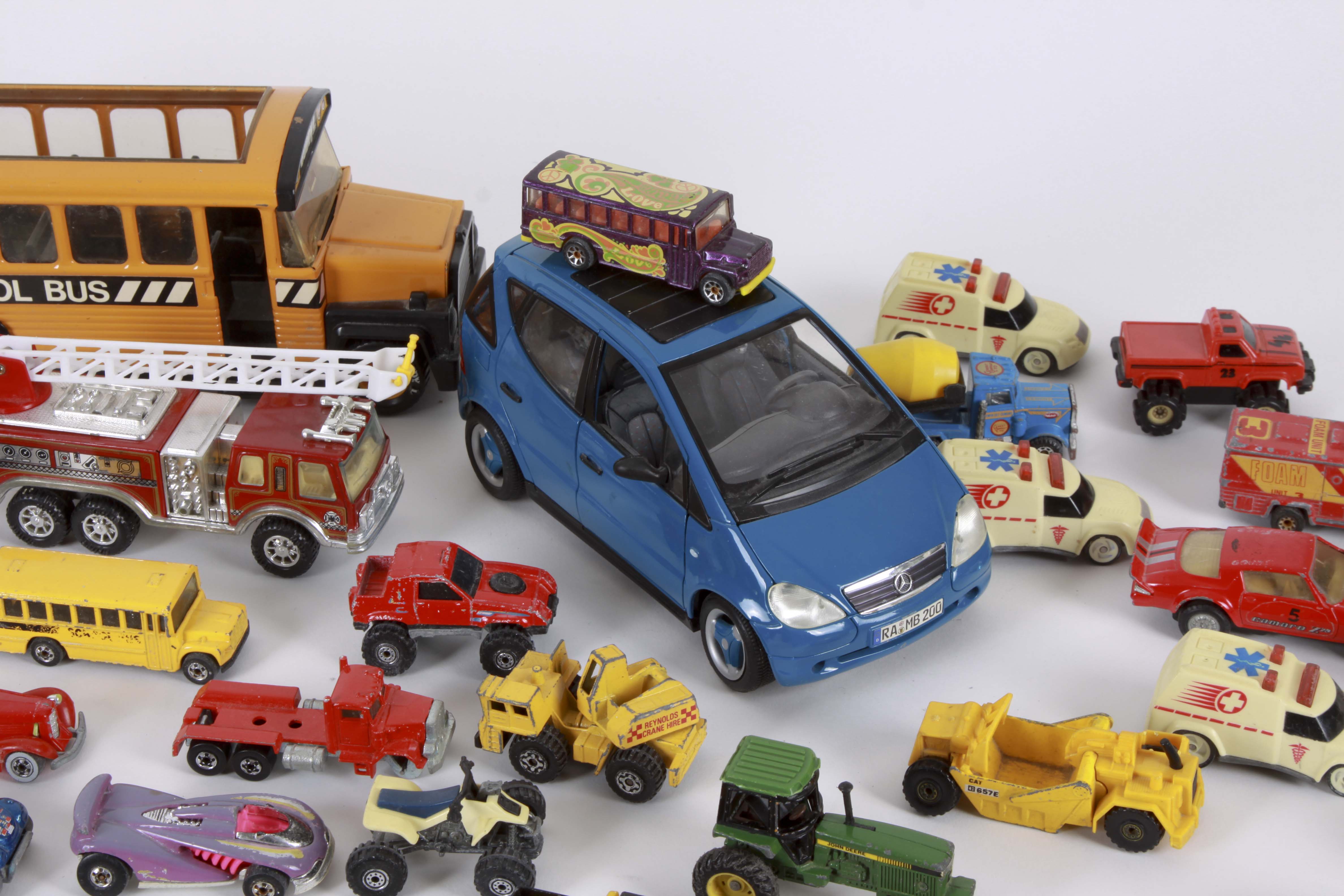 Assortment of Die Cast Metal Cars