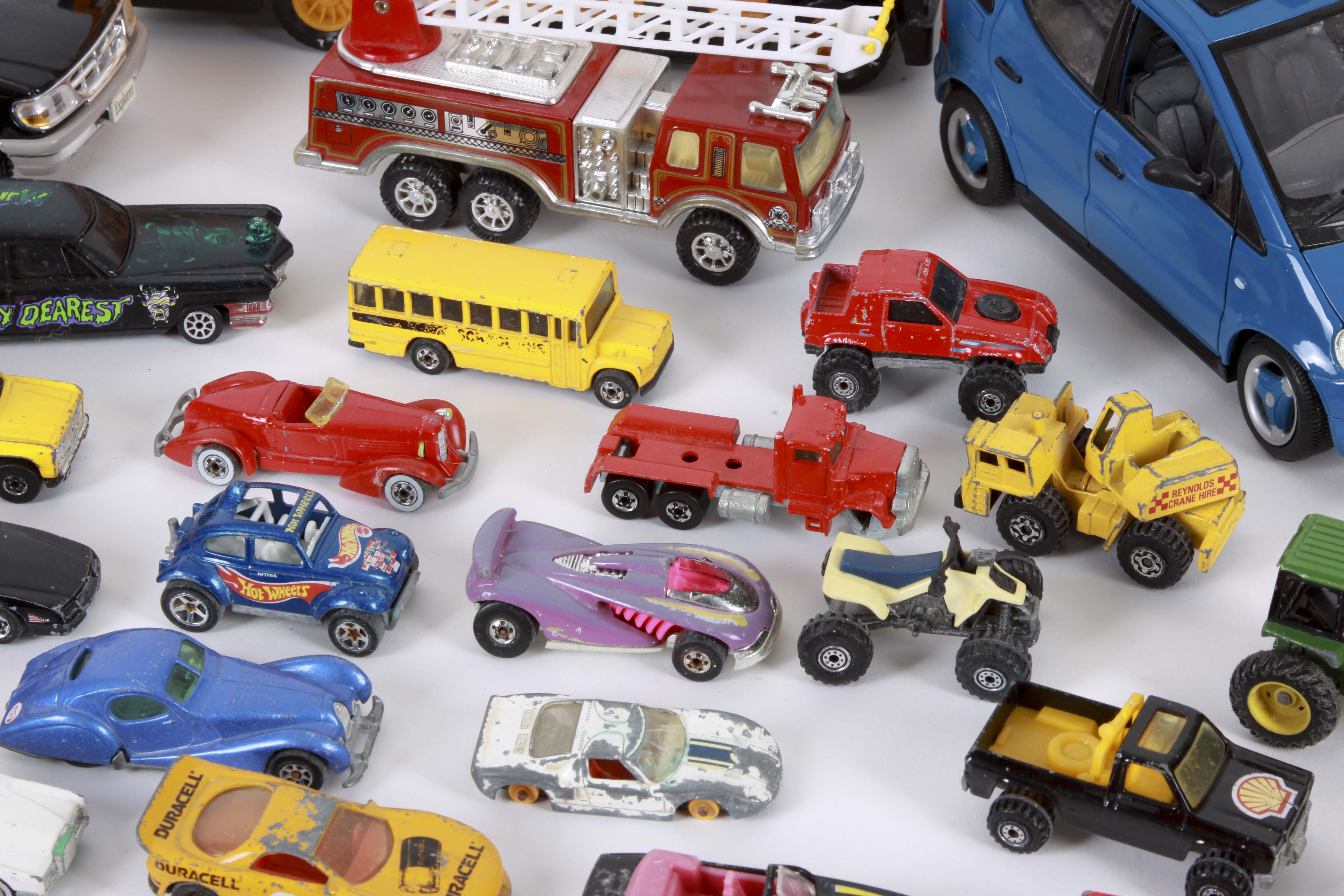 Assortment of Die Cast Metal Cars