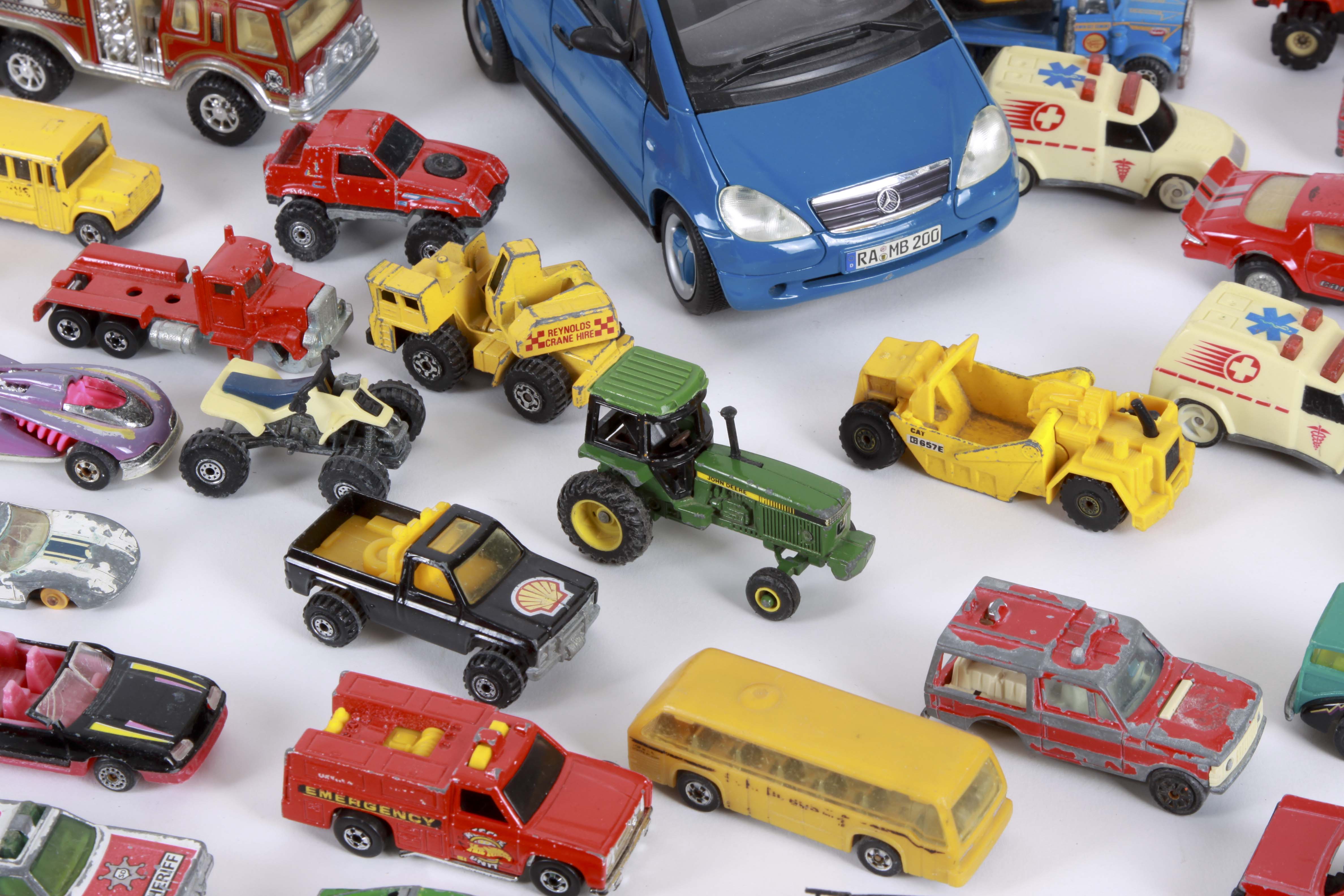 Assortment of Die Cast Metal Cars