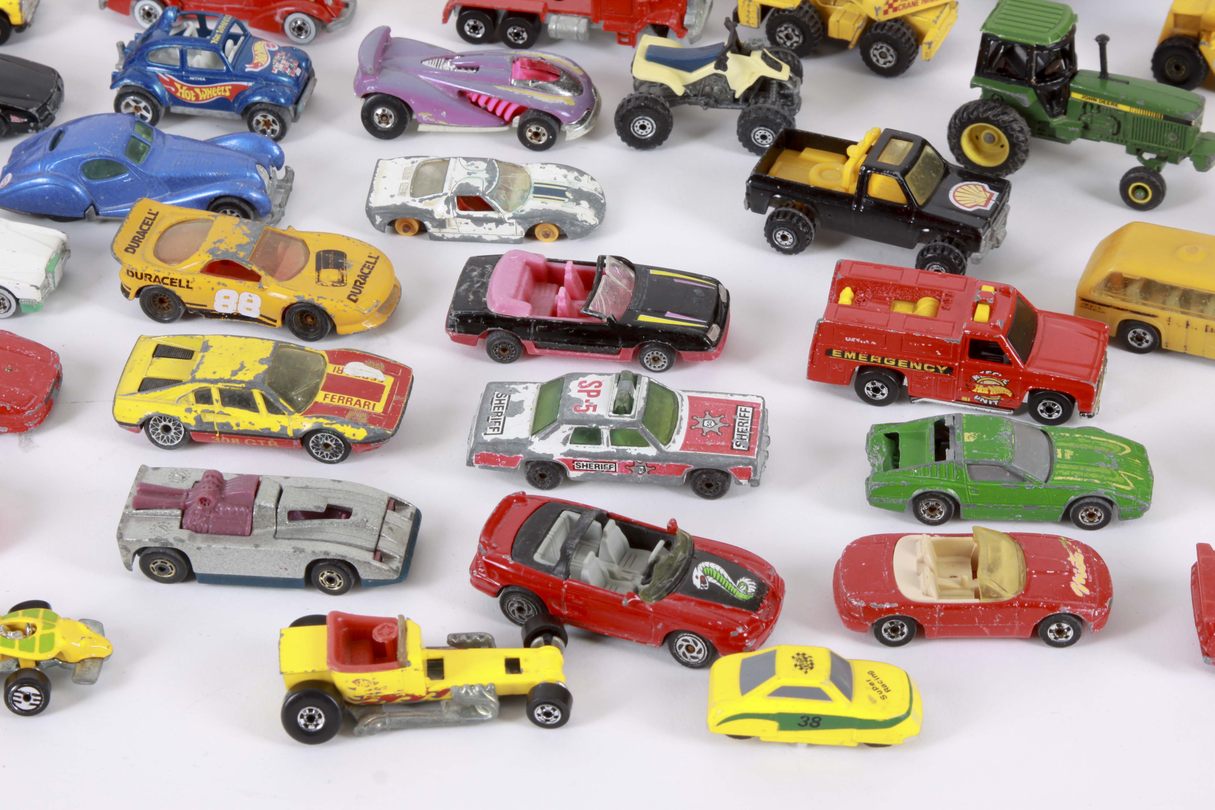 Assortment of Die Cast Metal Cars
