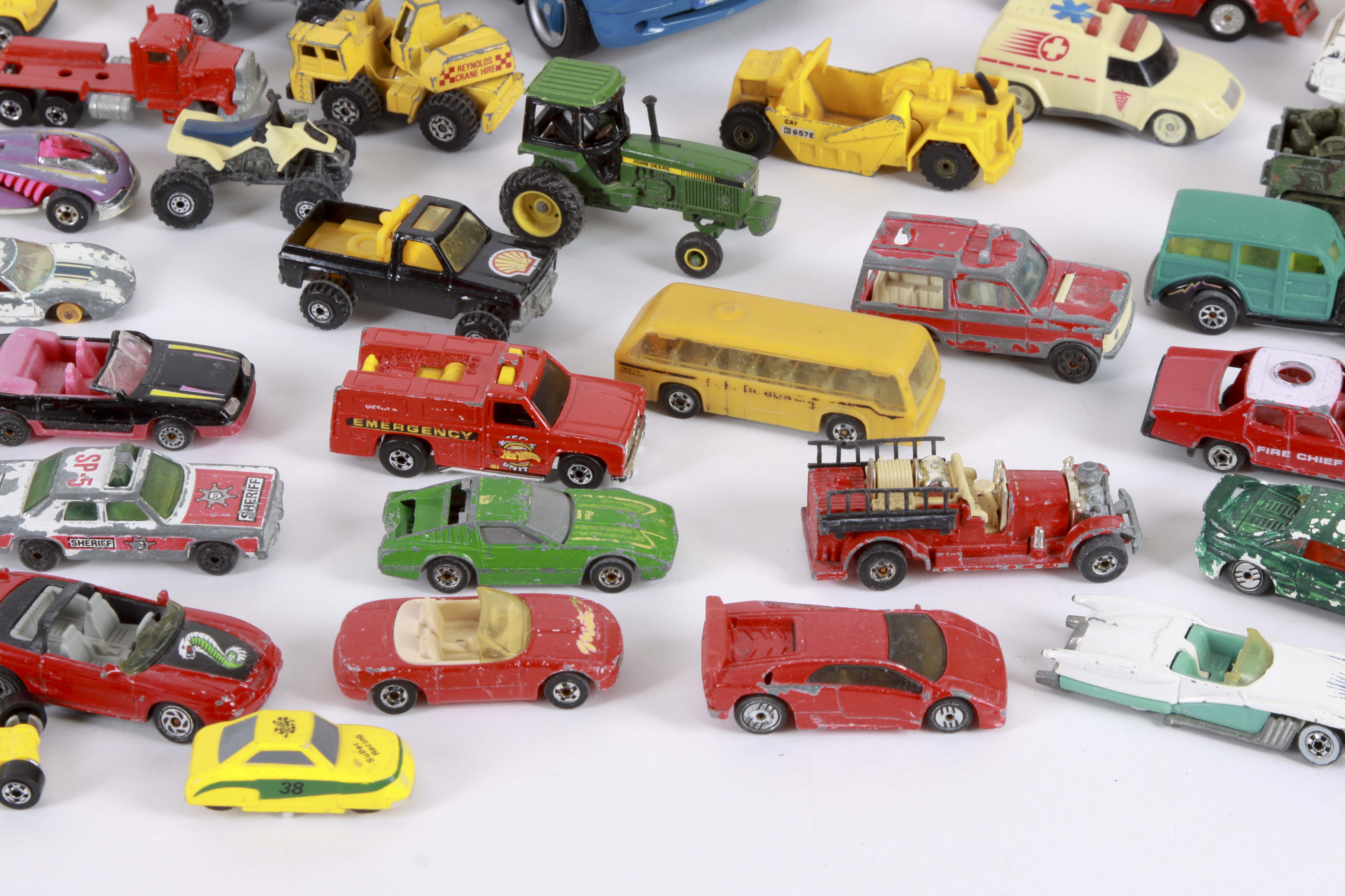 Assortment of Die Cast Metal Cars