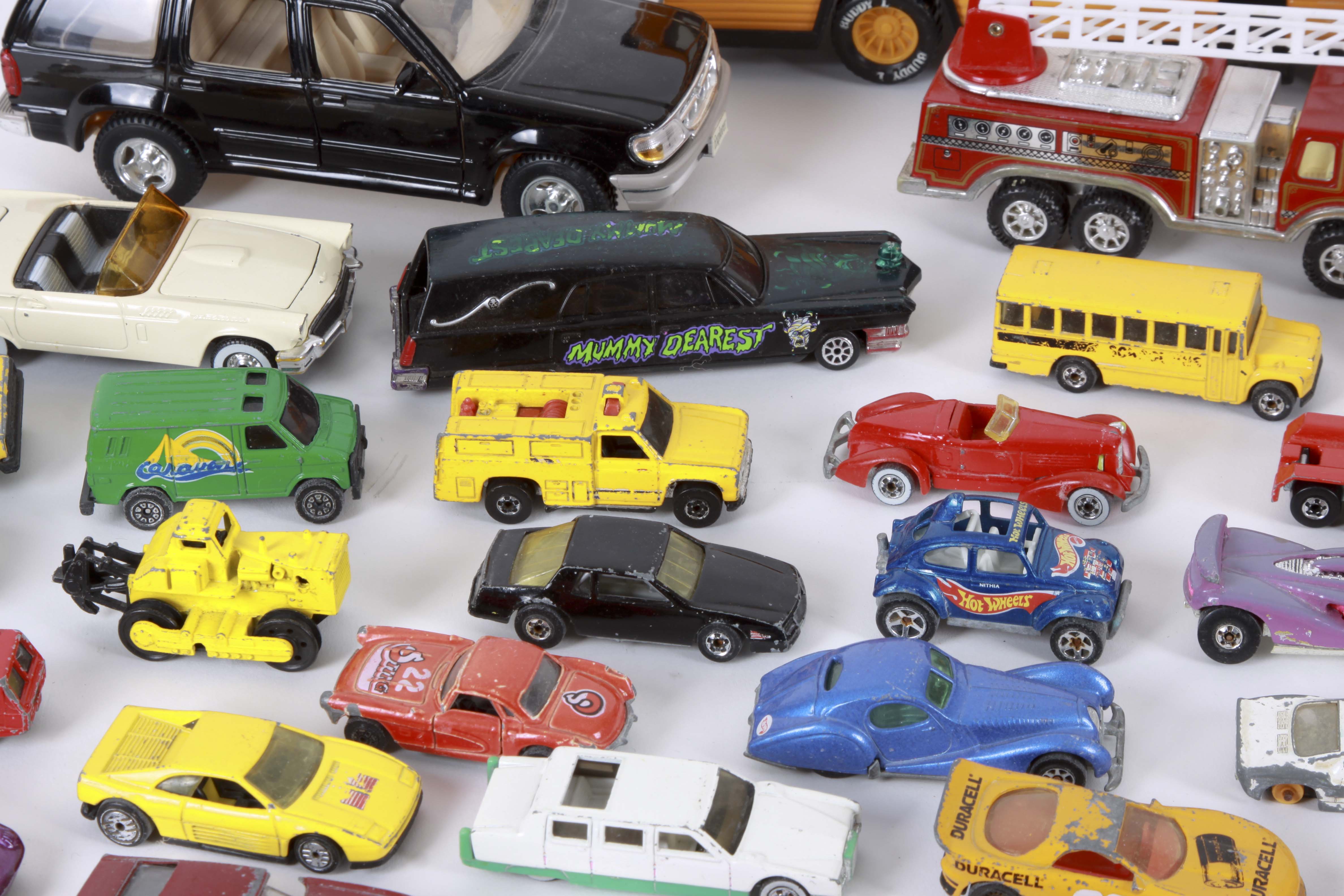 Assortment of Die Cast Metal Cars