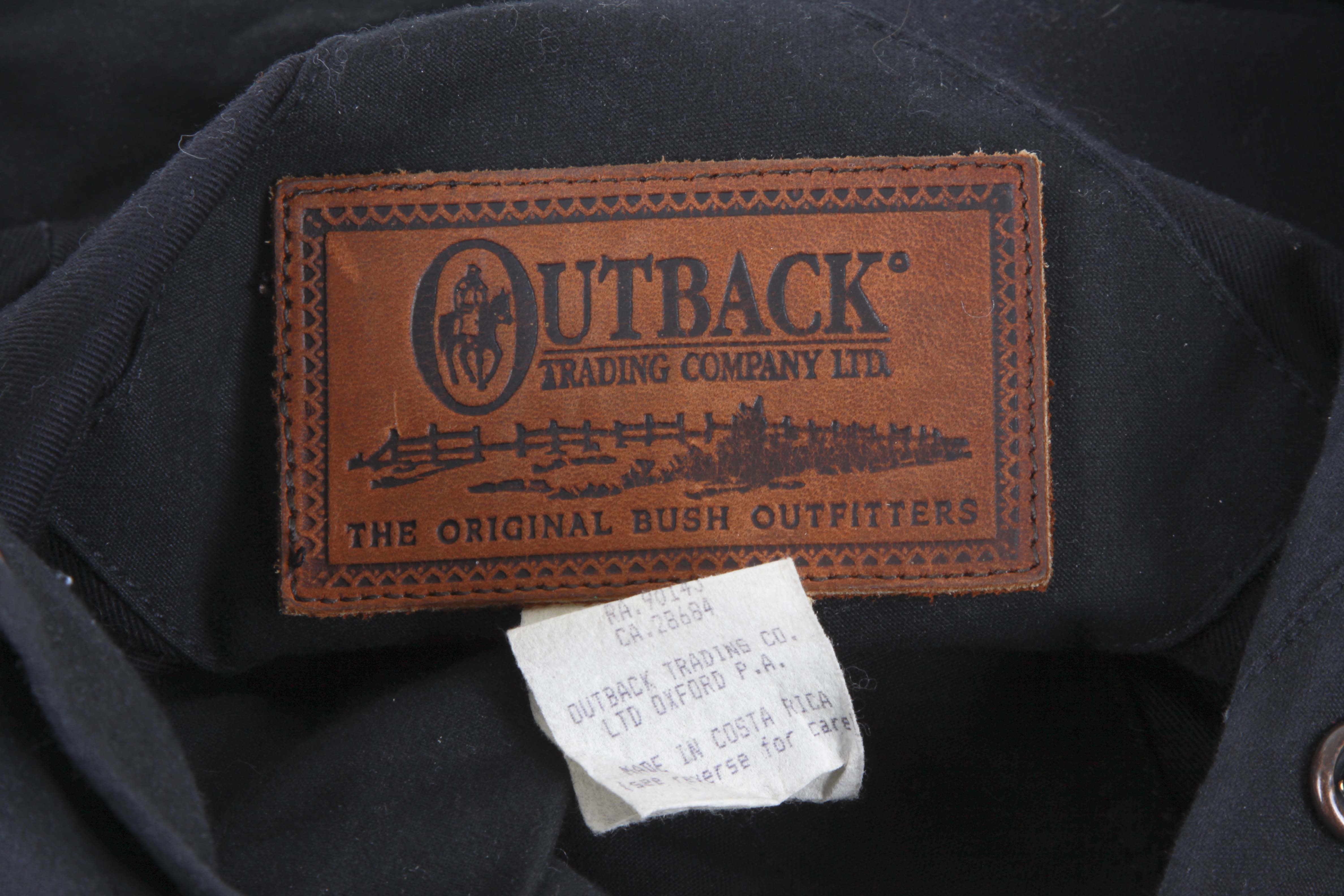 Outback Trading Company LTD Oil Skin Riding Jacket