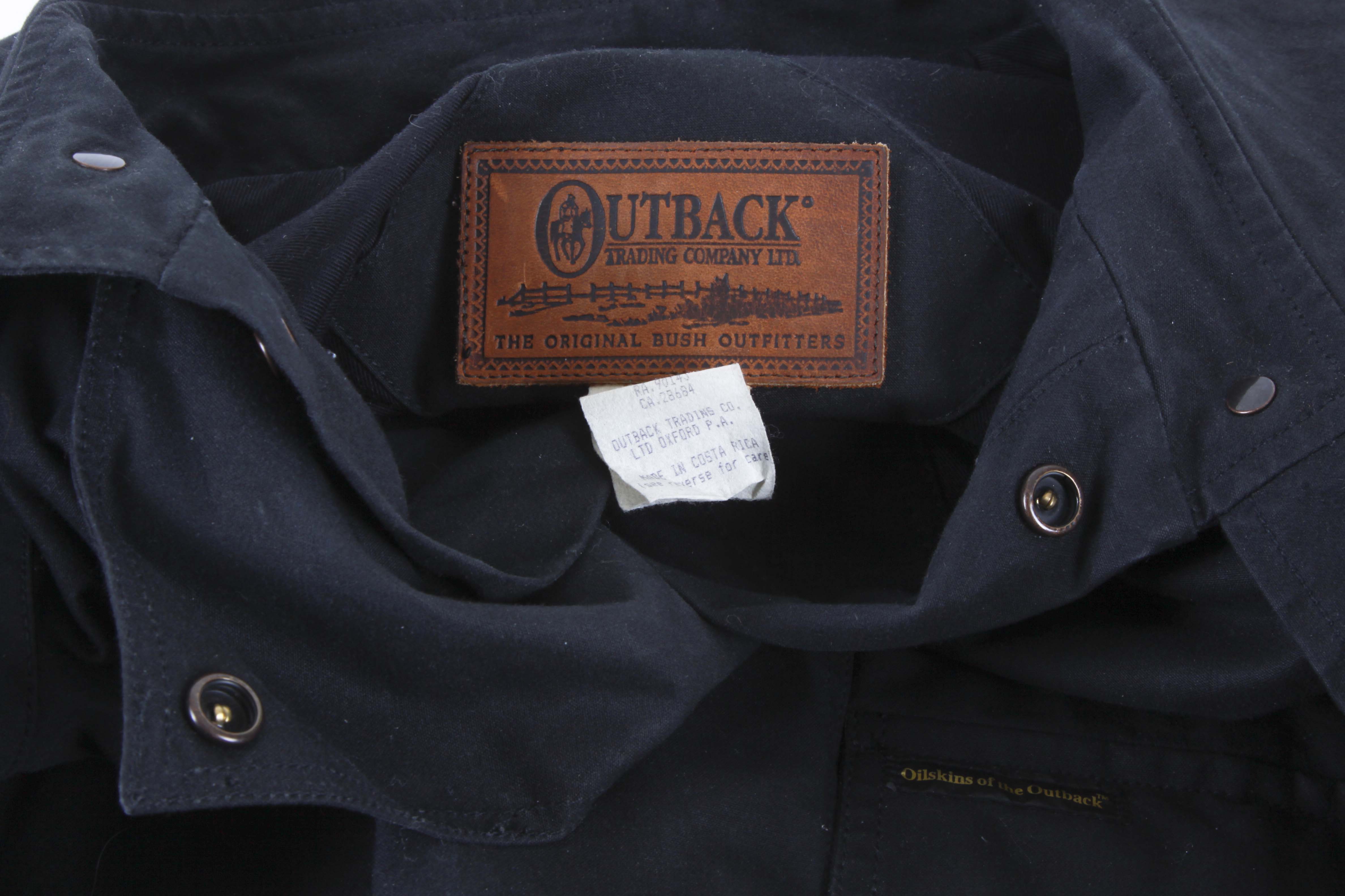 Outback Trading Company LTD Oil Skin Riding Jacket