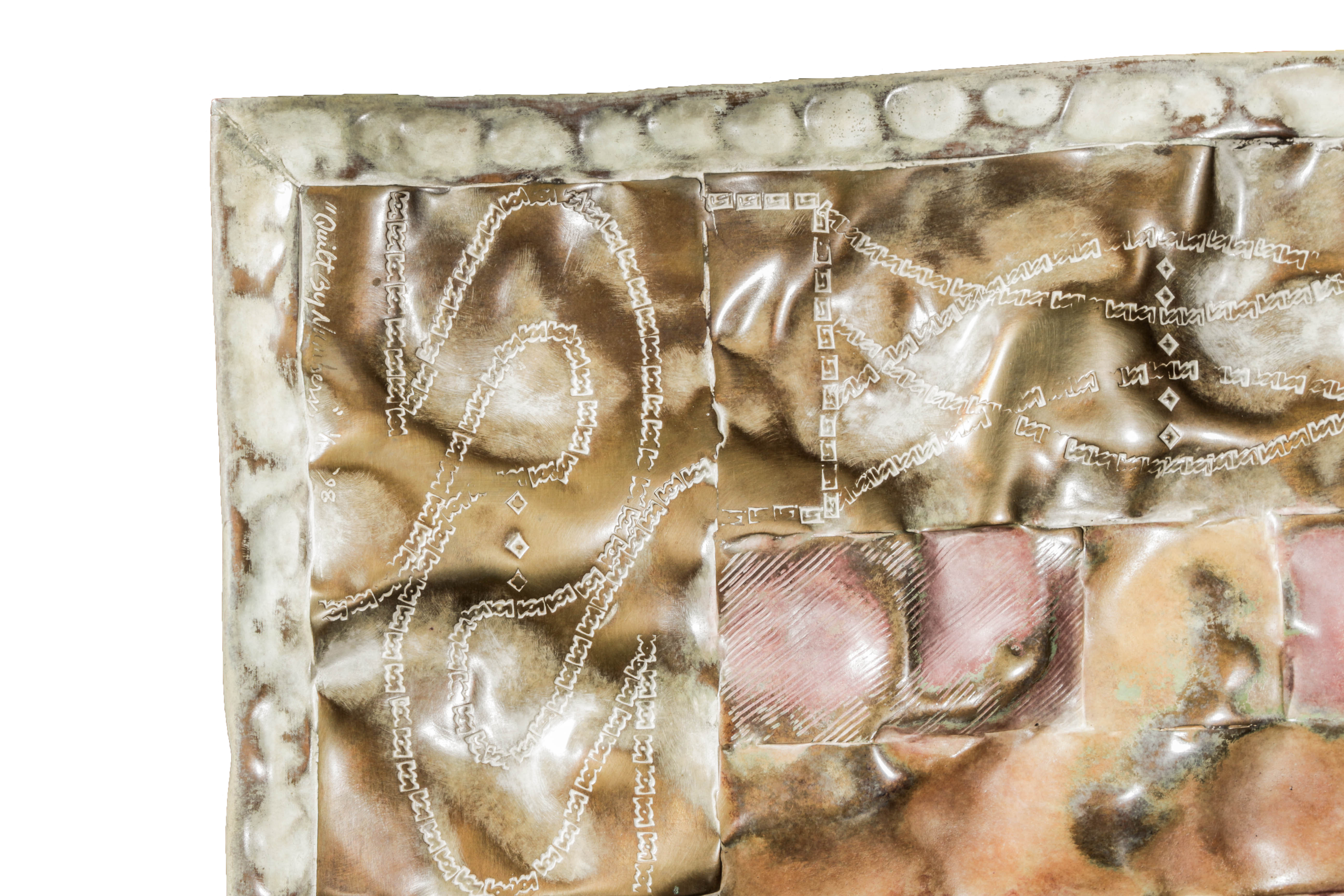 Original Metal Work "Quilt by Numbers"