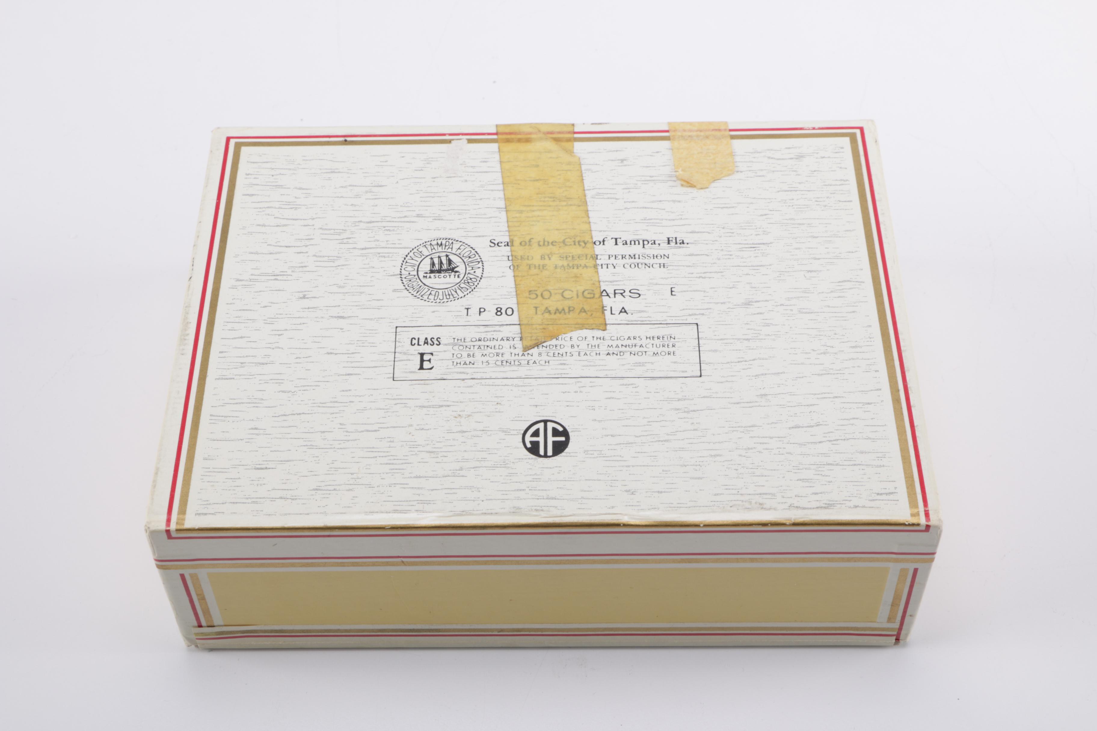 Vintage Trinidad Coronas and Suerdieck Fidalgos Cigar Boxes