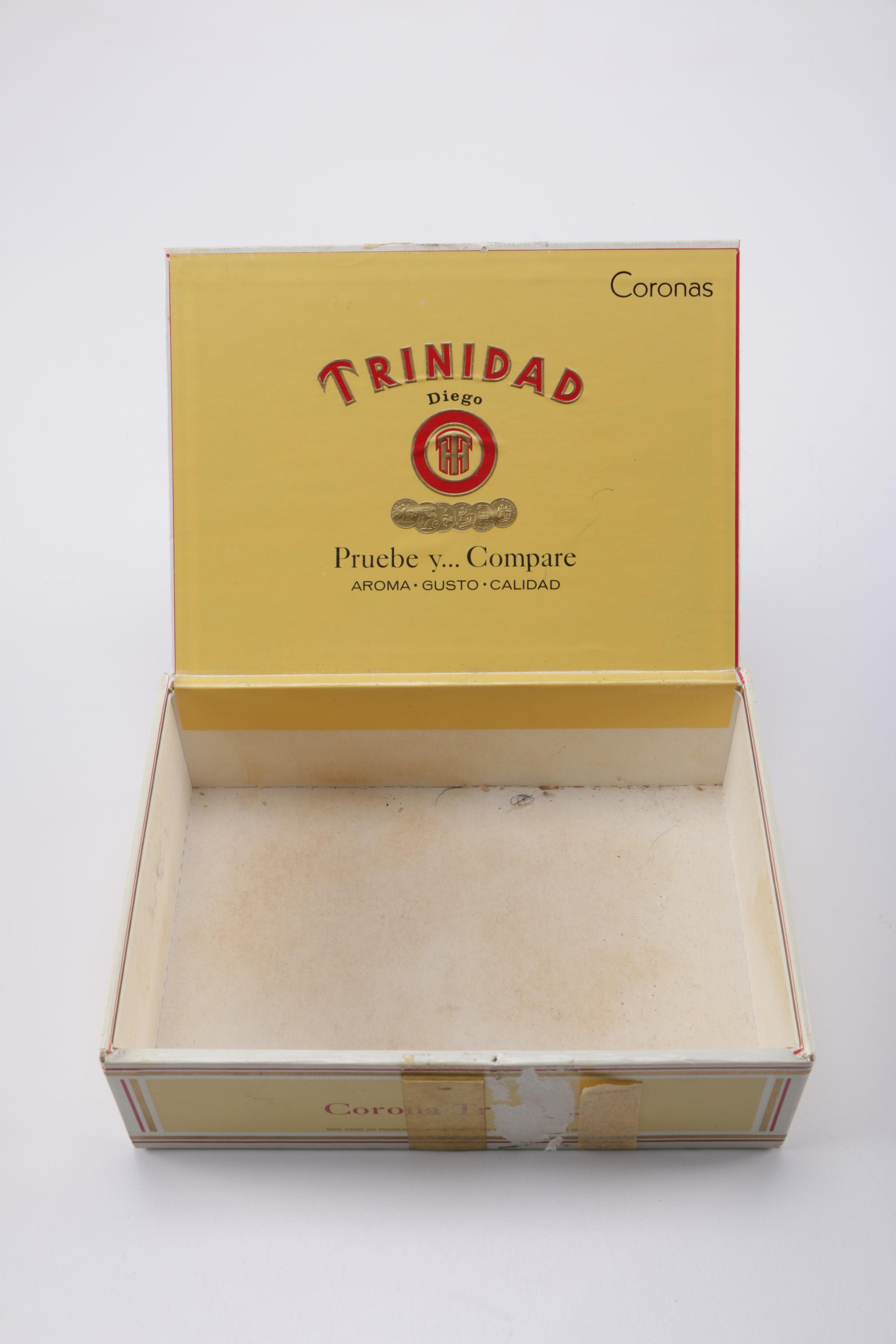 Vintage Trinidad Coronas and Suerdieck Fidalgos Cigar Boxes