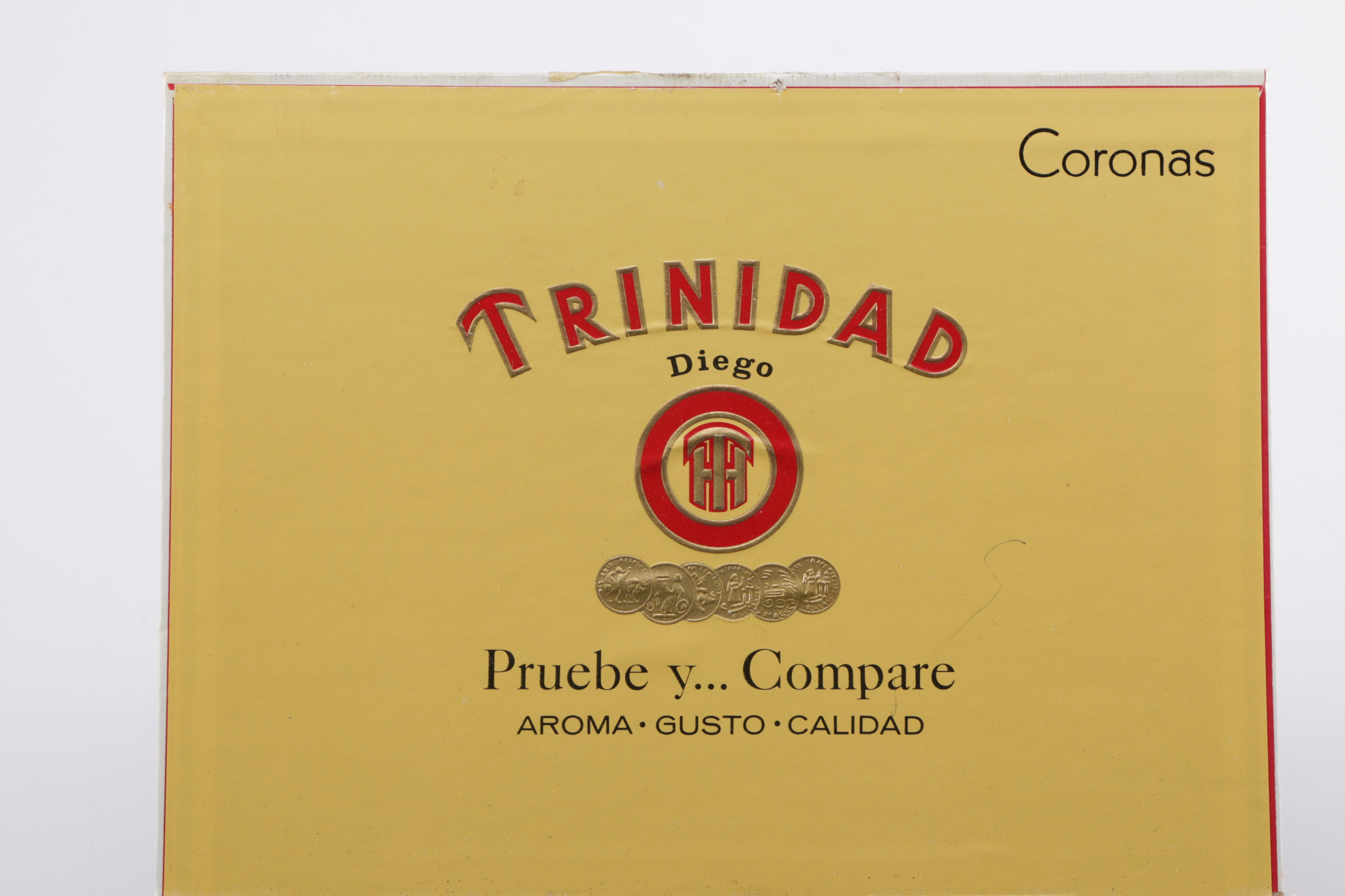 Vintage Trinidad Coronas and Suerdieck Fidalgos Cigar Boxes