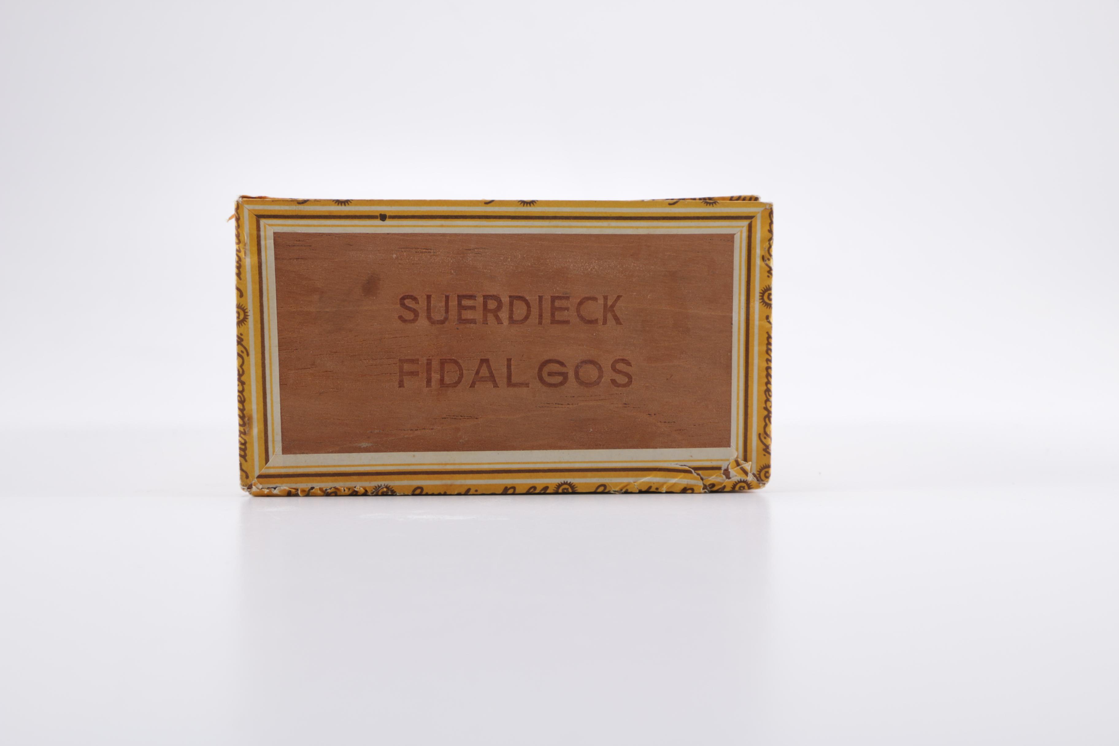 Vintage Trinidad Coronas and Suerdieck Fidalgos Cigar Boxes