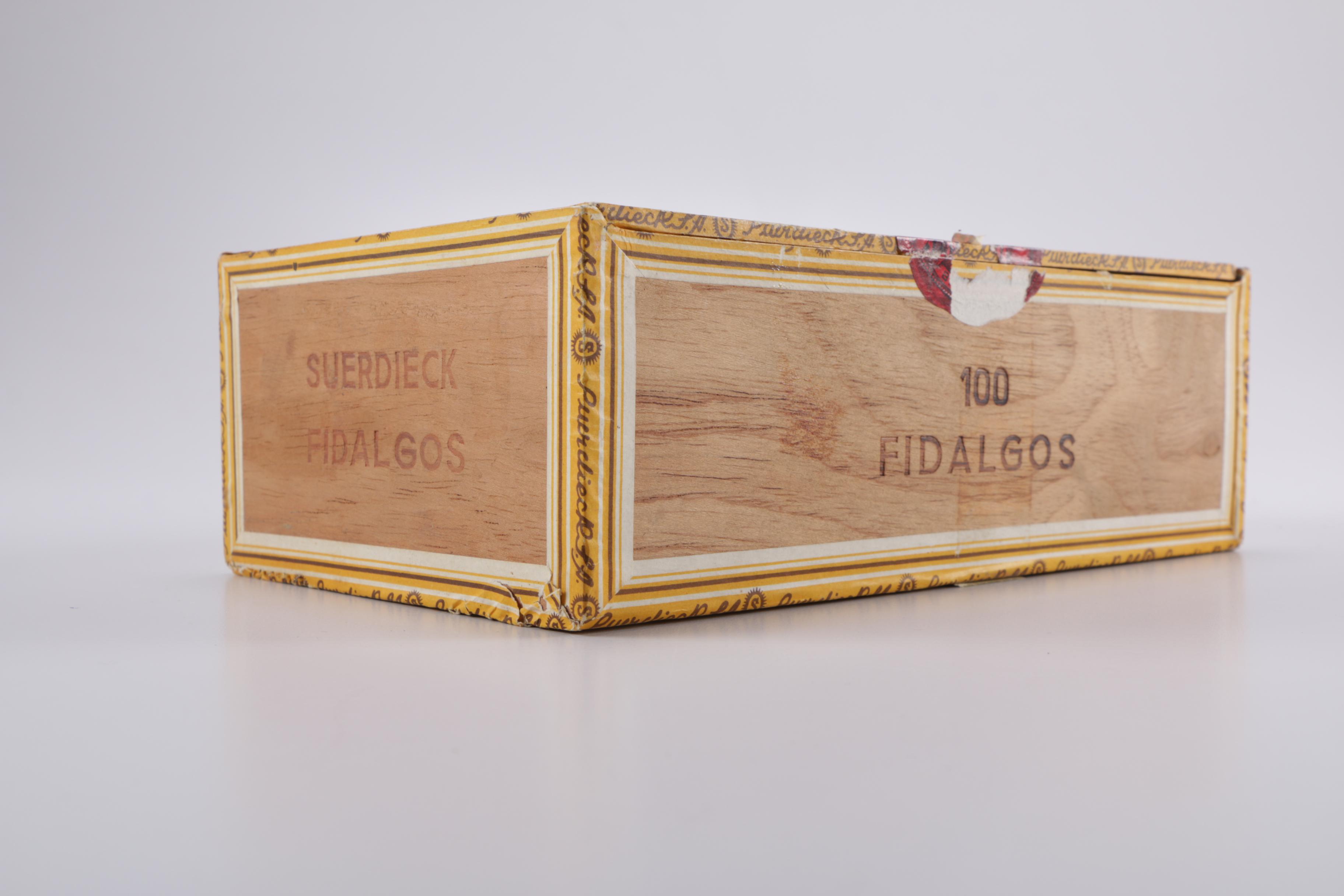 Vintage Trinidad Coronas and Suerdieck Fidalgos Cigar Boxes