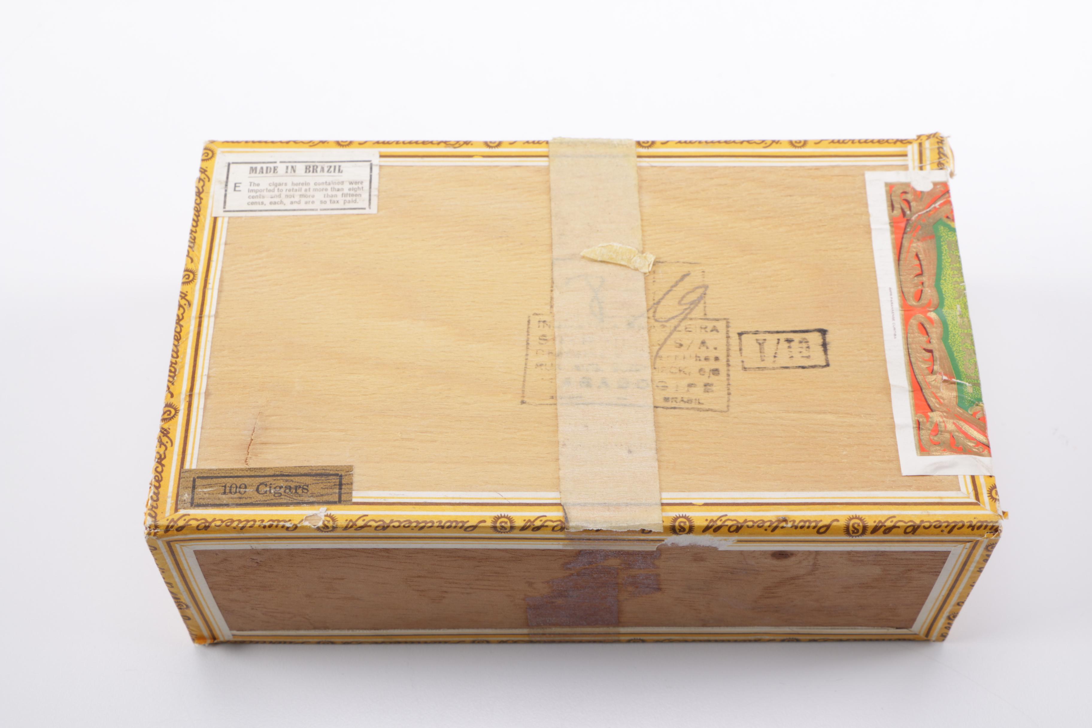 Vintage Trinidad Coronas and Suerdieck Fidalgos Cigar Boxes