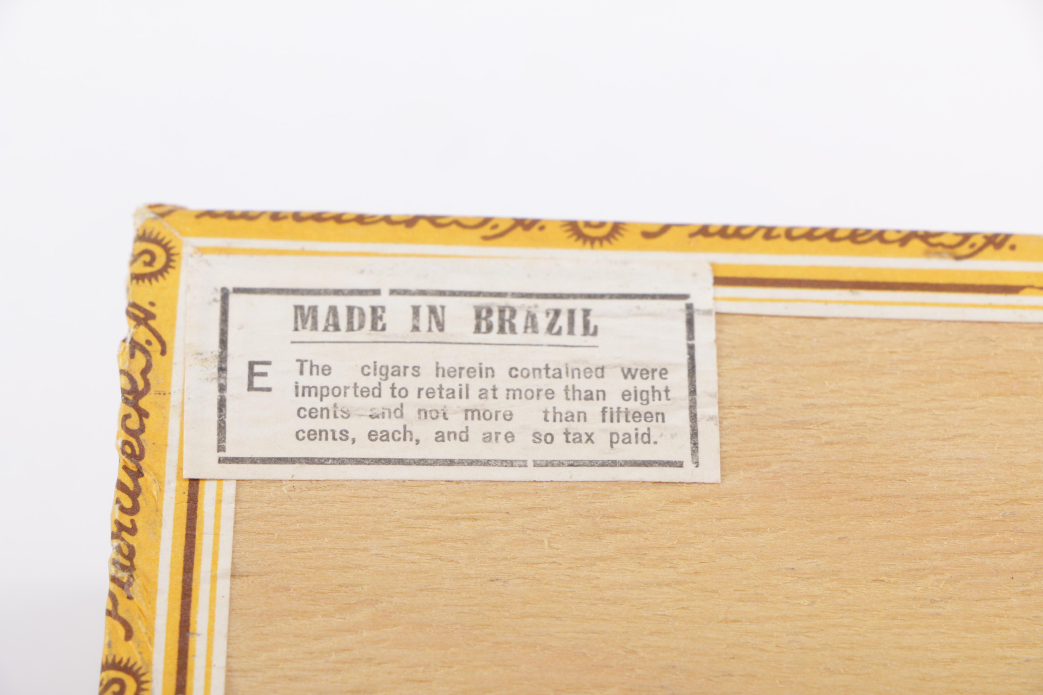 Vintage Trinidad Coronas and Suerdieck Fidalgos Cigar Boxes