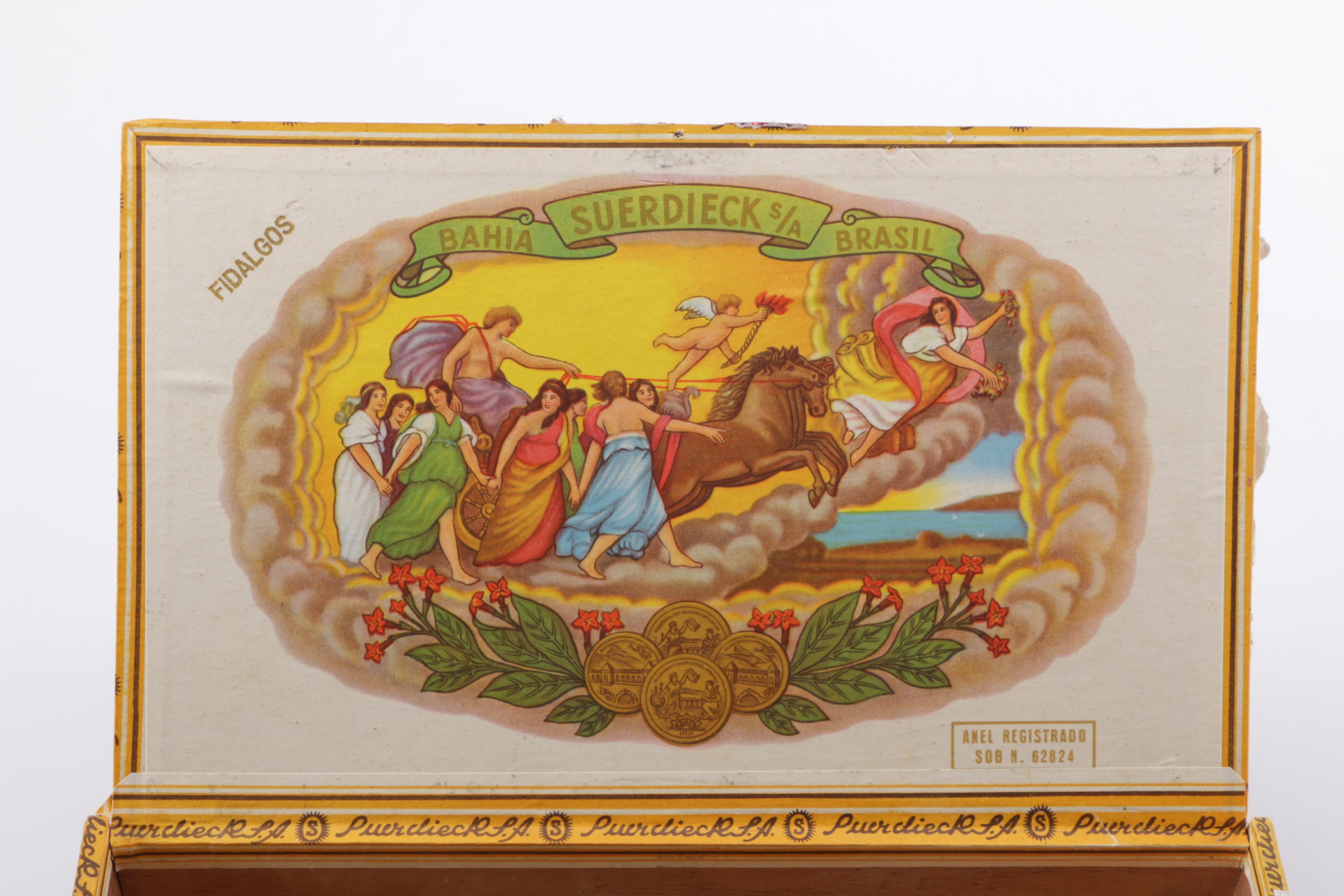 Vintage Trinidad Coronas and Suerdieck Fidalgos Cigar Boxes