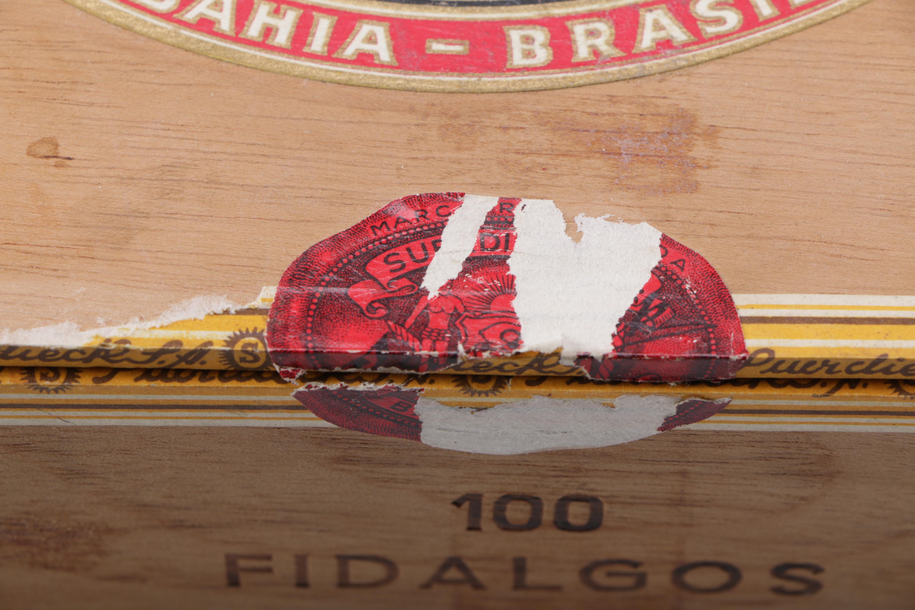 Vintage Trinidad Coronas and Suerdieck Fidalgos Cigar Boxes