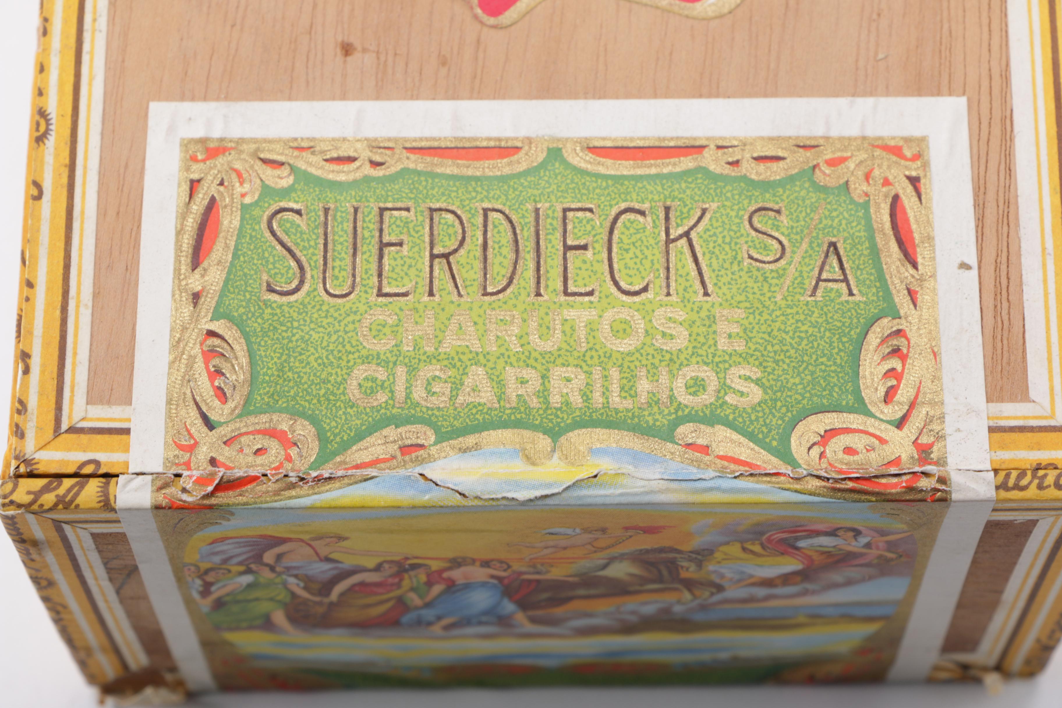 Vintage Trinidad Coronas and Suerdieck Fidalgos Cigar Boxes