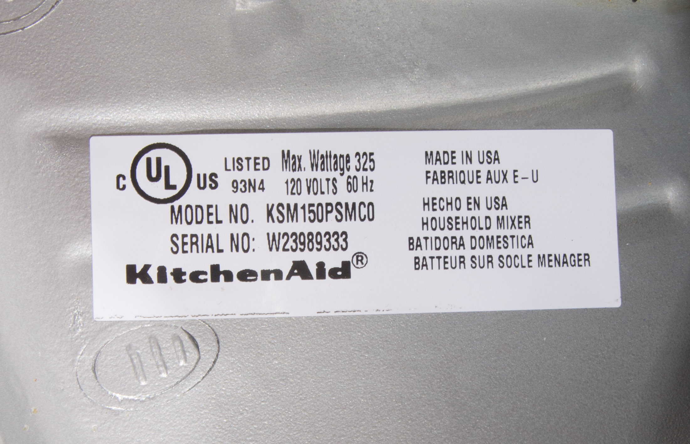 KitchenAid Artisan Stand Mixer