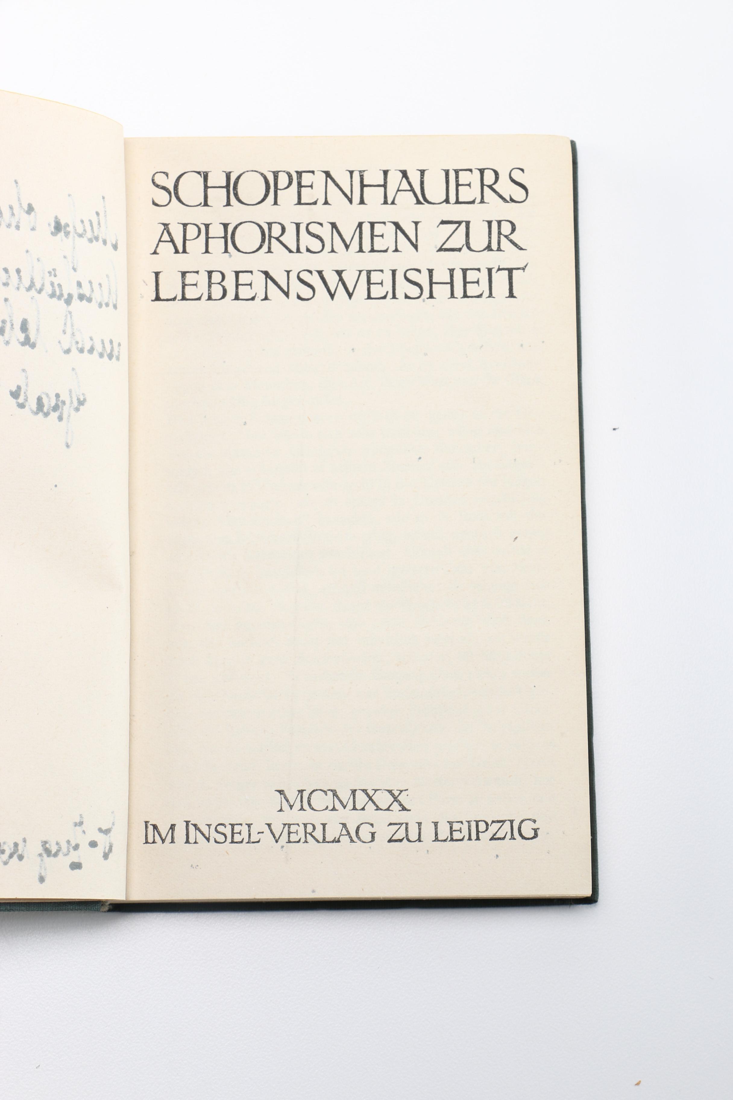 Vintage German-Language Literature and Philosophy Books