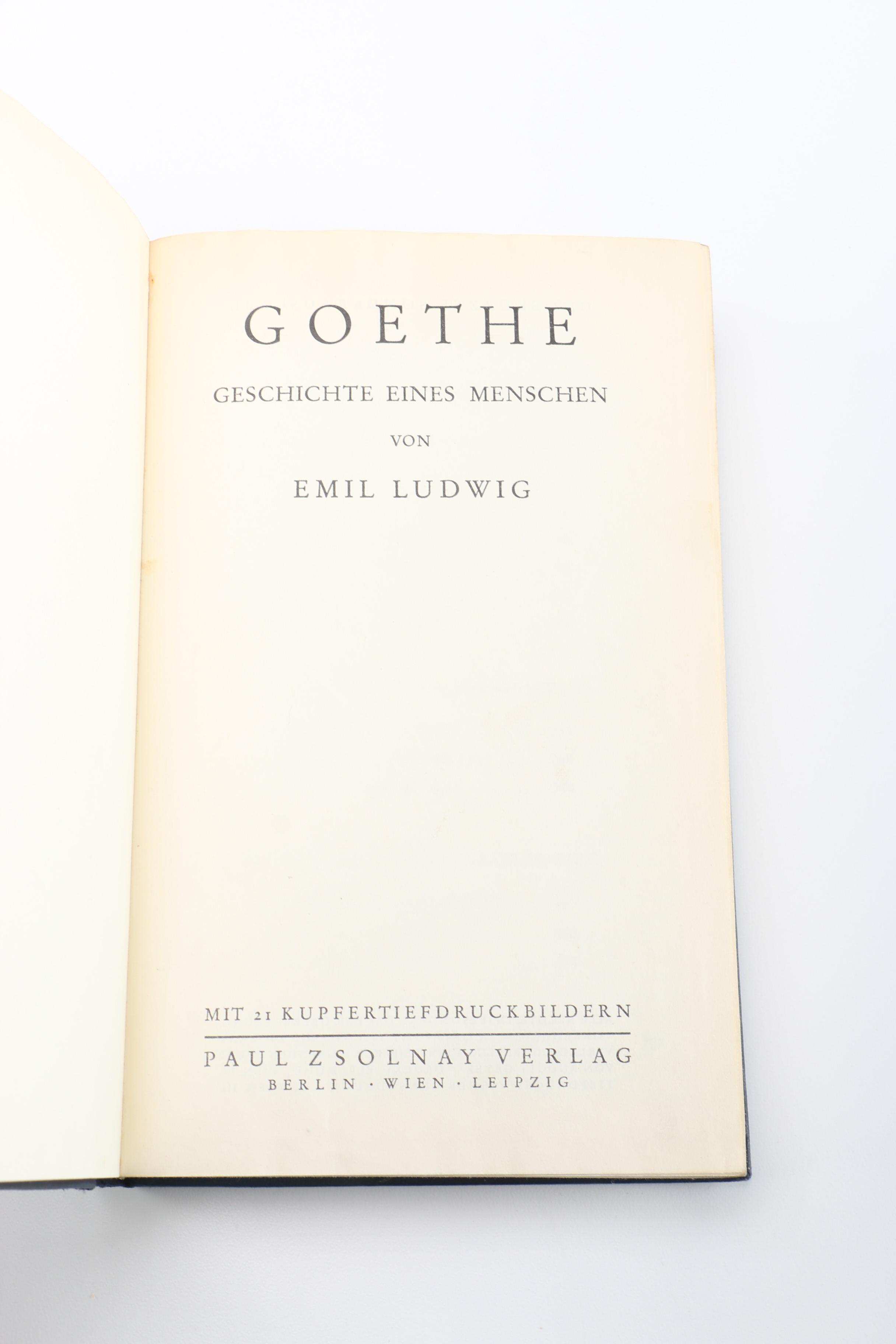 Vintage German-Language Literature and Philosophy Books