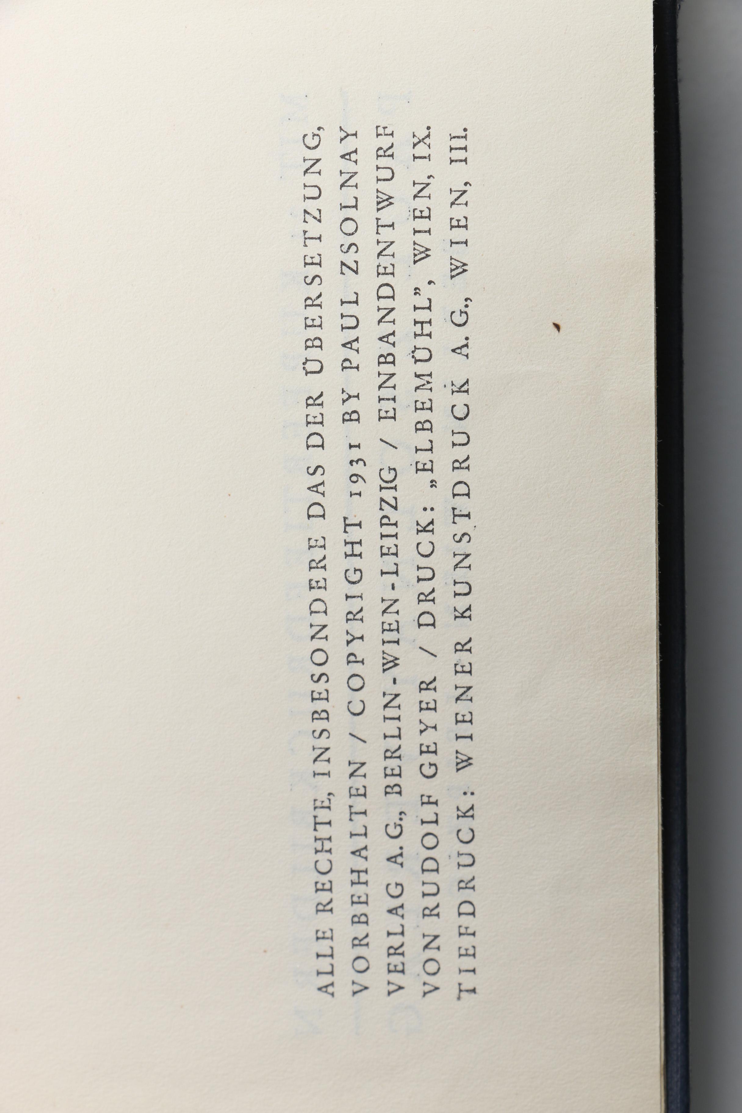 Vintage German-Language Literature and Philosophy Books