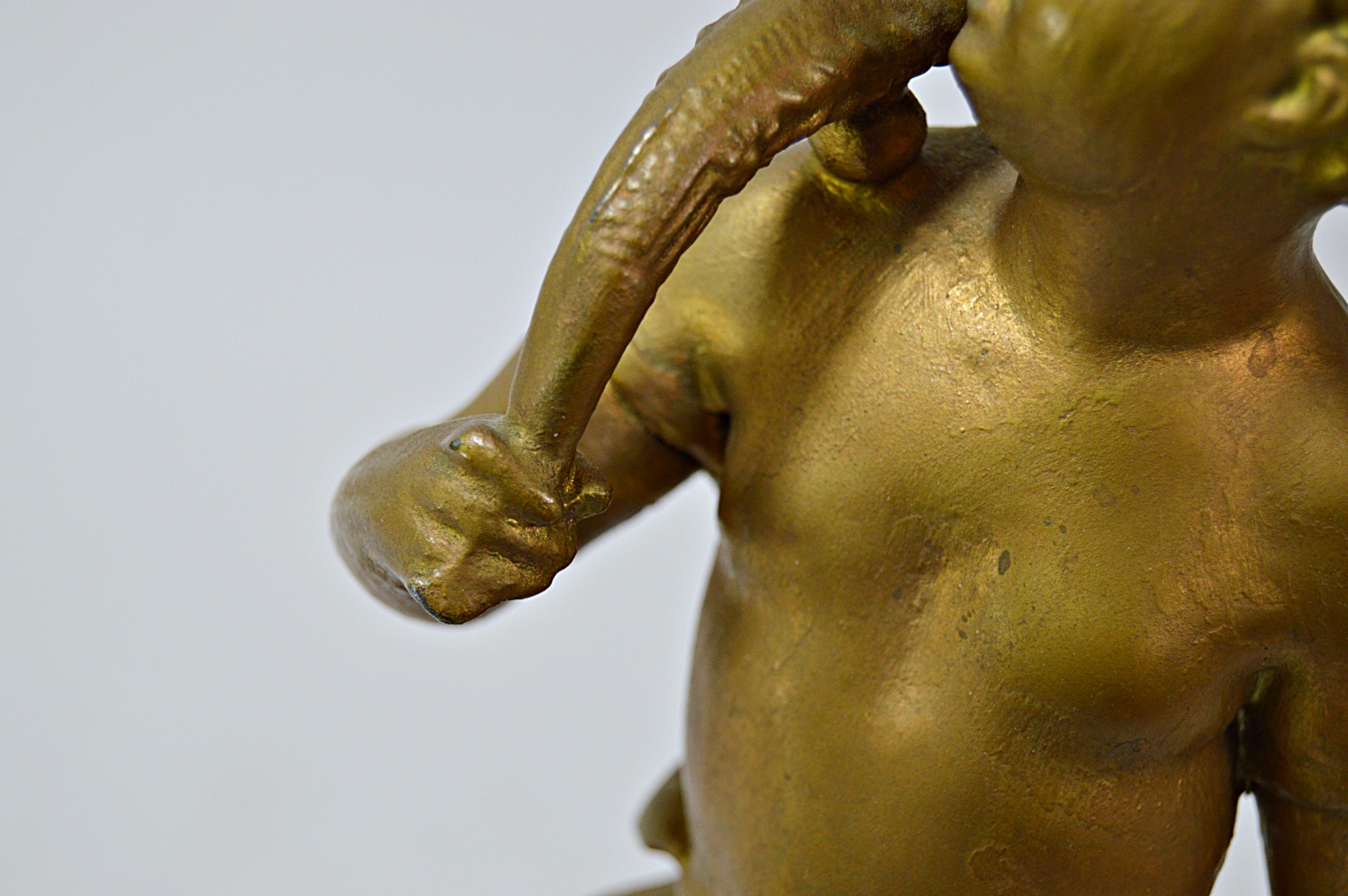 Late 19th Century Rococo Style Ormolu Figural Mantle Clock