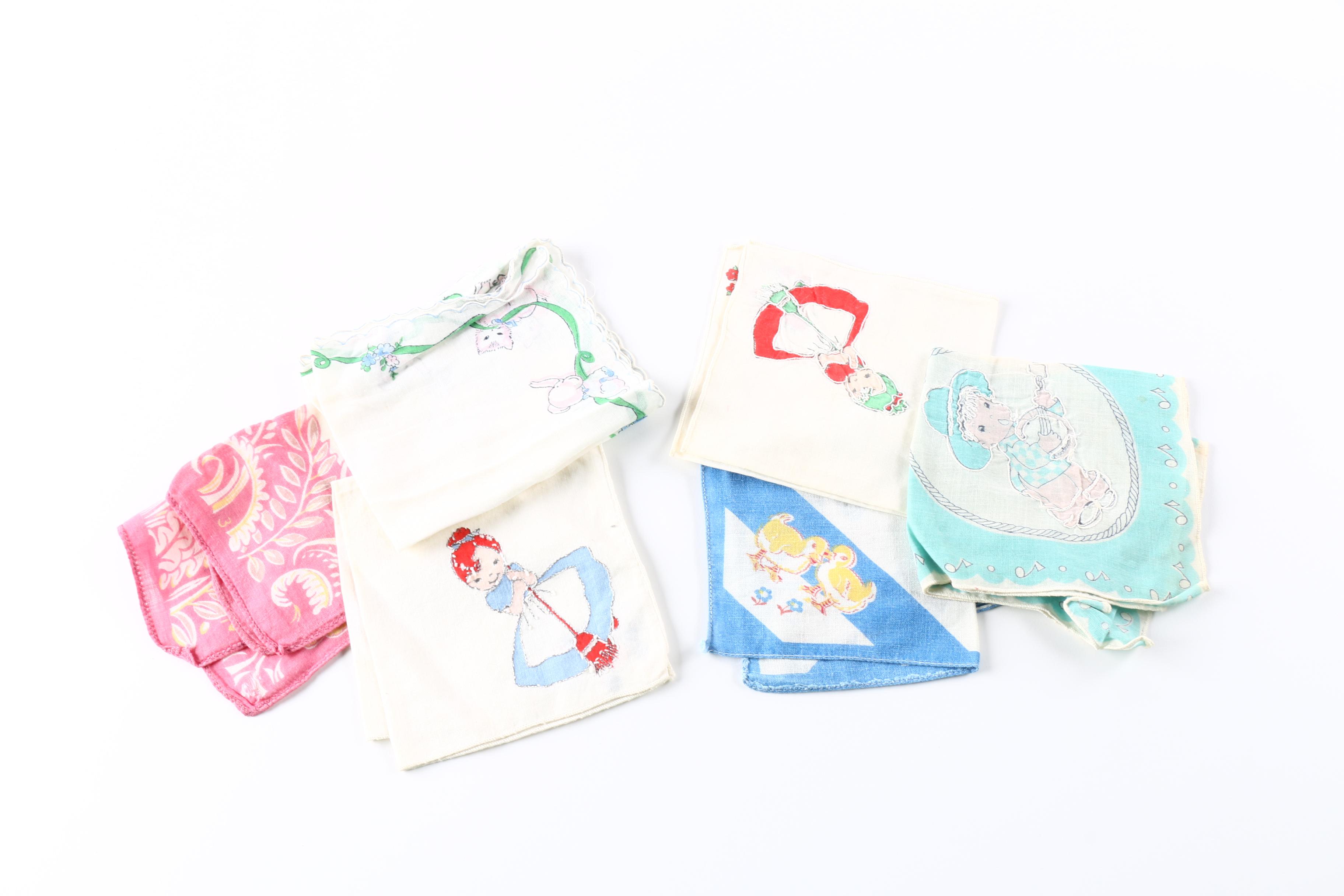 Vintage Handkerchiefs, Scarves, and Gloves