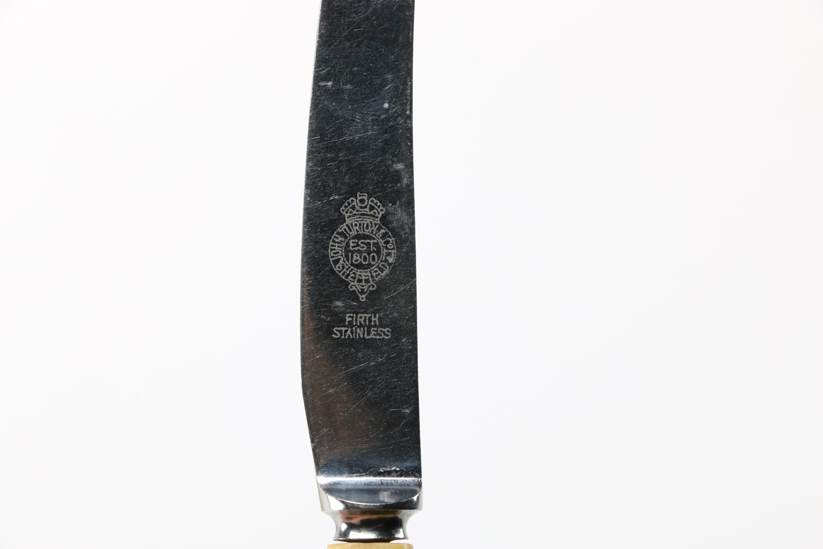 Universal Knife Company and Turton & Co. Celluloid Handled Knives