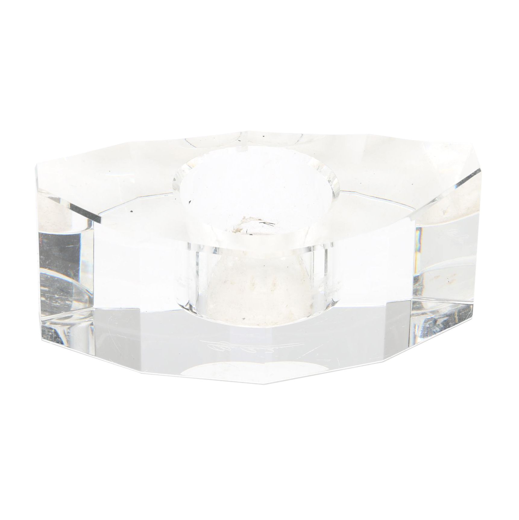 Oleg Cassini "Boat" Crystal Candle Holder