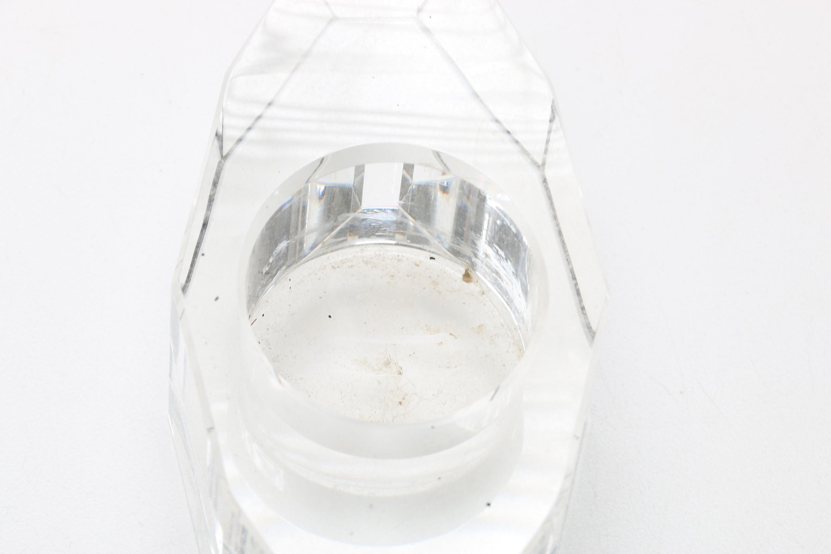 Oleg Cassini "Boat" Crystal Candle Holder