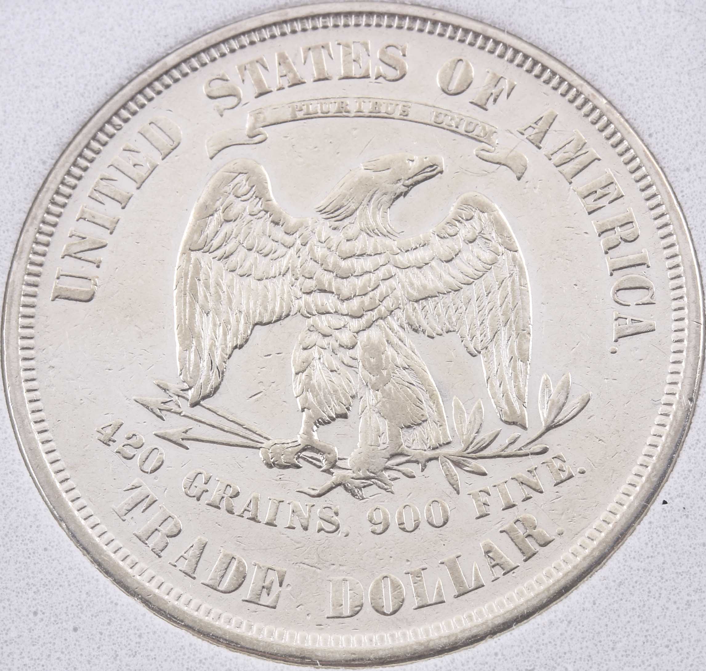 First Year of Issue 1873 Silver Trade Dollar