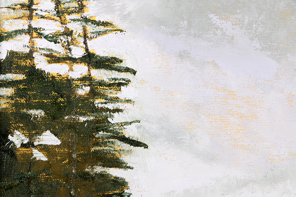 Rick Koehler Oil Painting on Canvas Board "One with Nature"