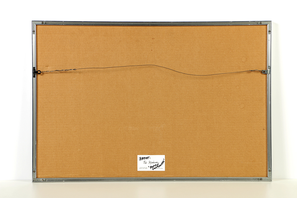 Pia Messina Watercolor on Paper "Roman Sunflowers"