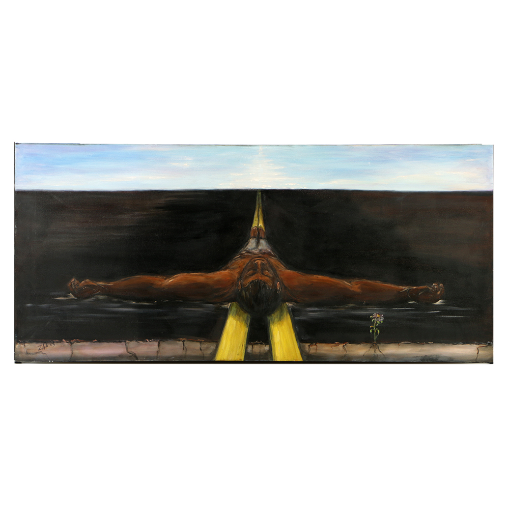 Bruno Zabaglio Oil Painting on Canvas "Hope"