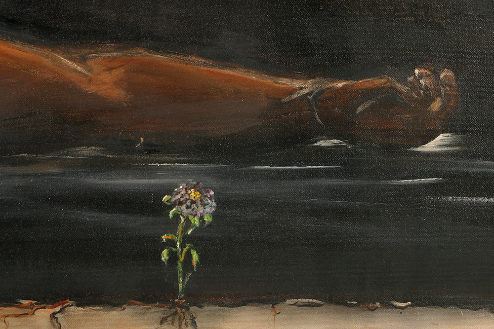 Bruno Zabaglio Oil Painting on Canvas "Hope"