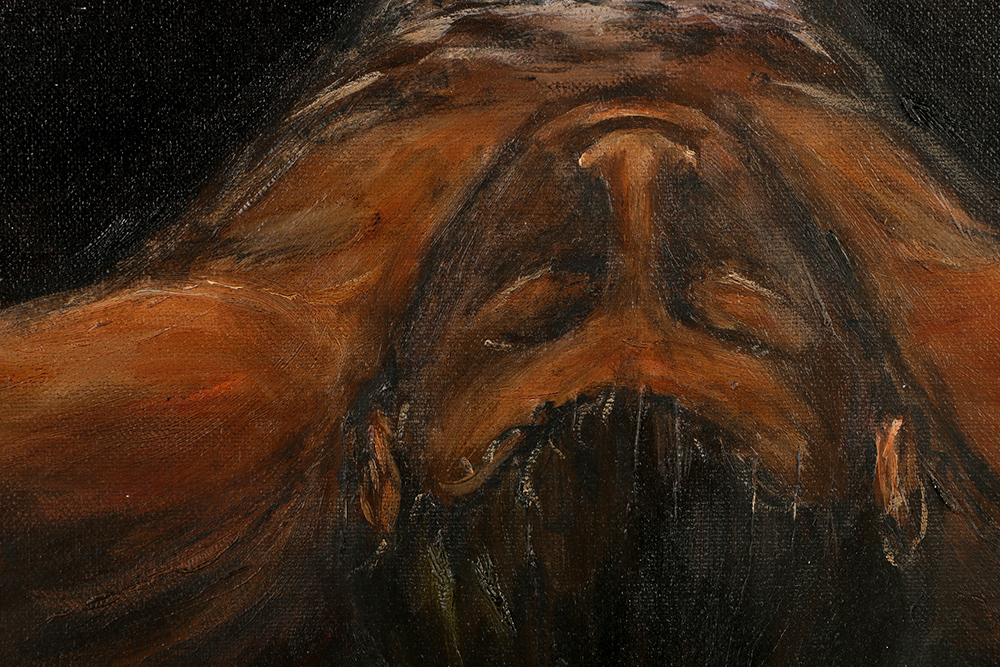 Bruno Zabaglio Oil Painting on Canvas "Hope"