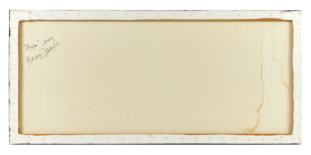 Bruno Zabaglio Oil Painting on Canvas "Hope"