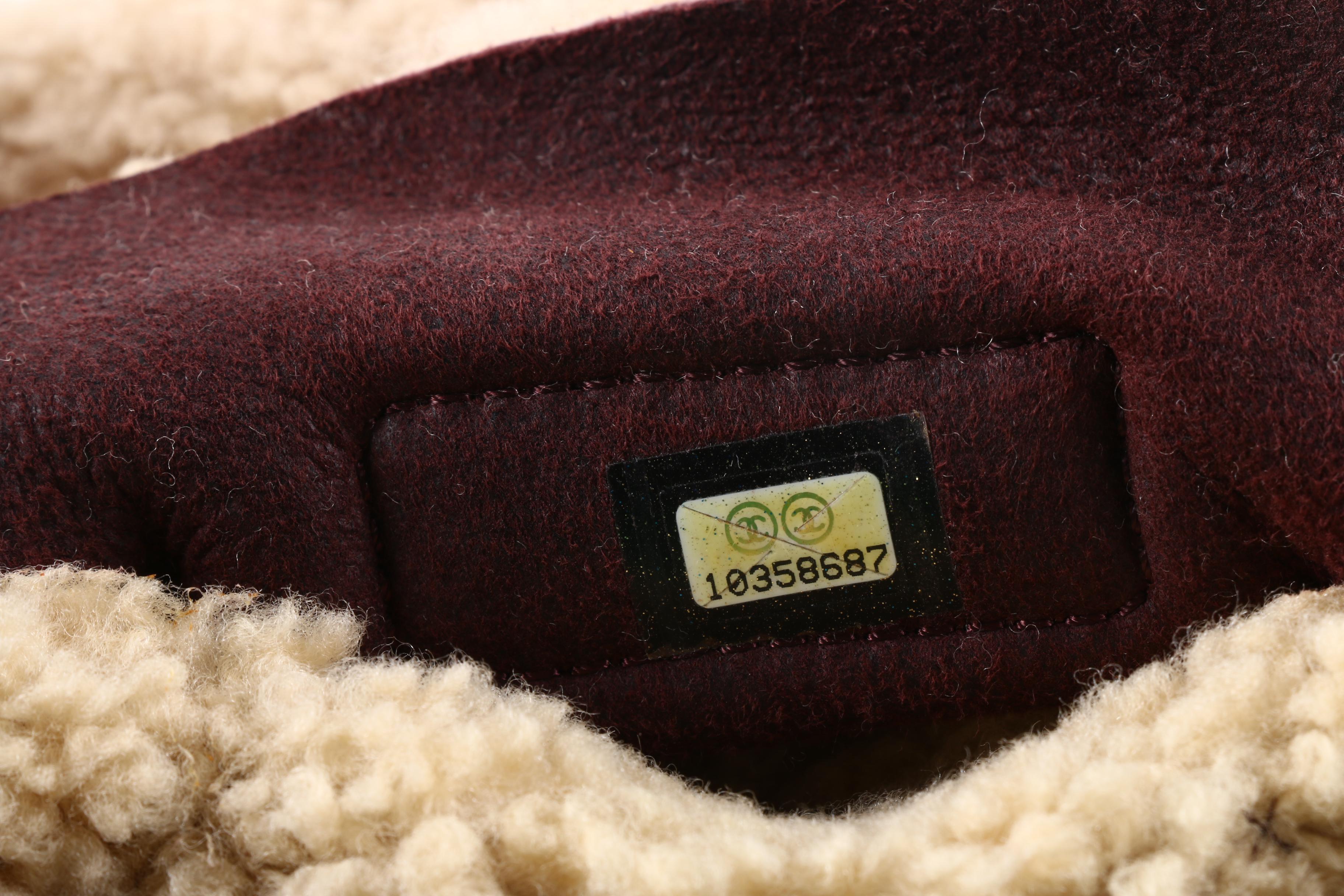 Chanel Lambskin and Shearling Bag