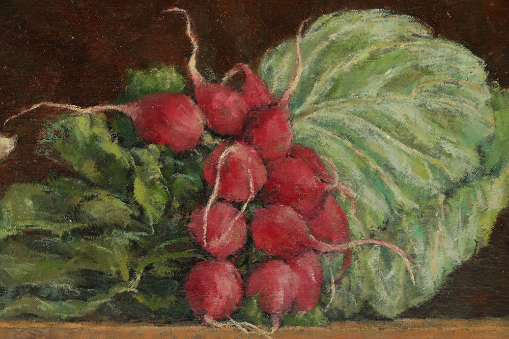 Seymour Remenick Oil Painting on Board Still Life