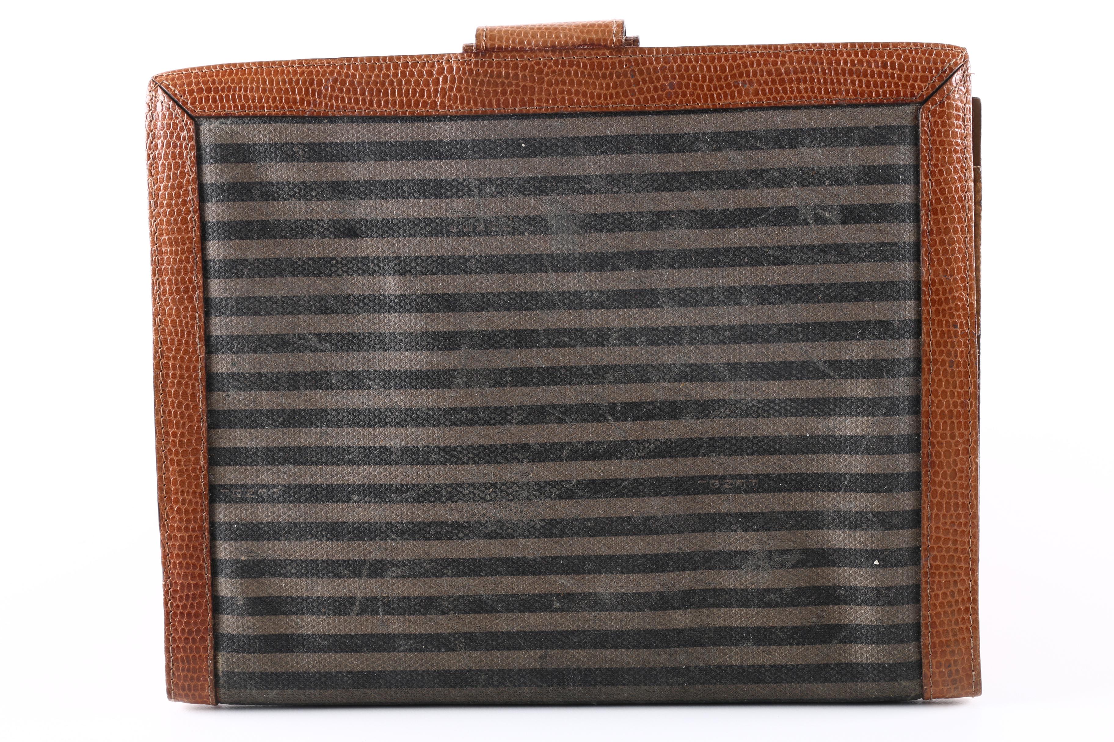 Fendi Leather and Canvas Keeper