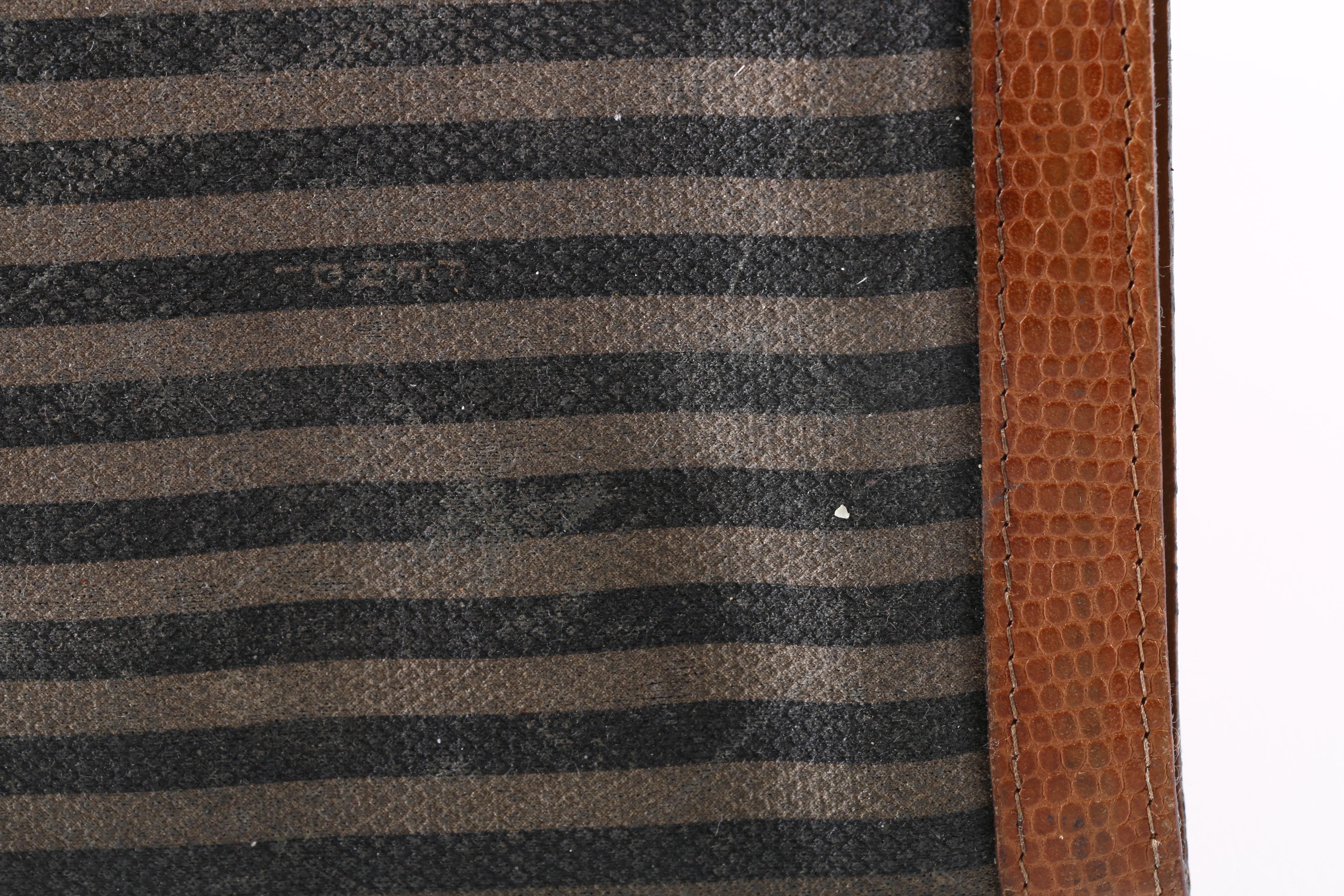 Fendi Leather and Canvas Keeper