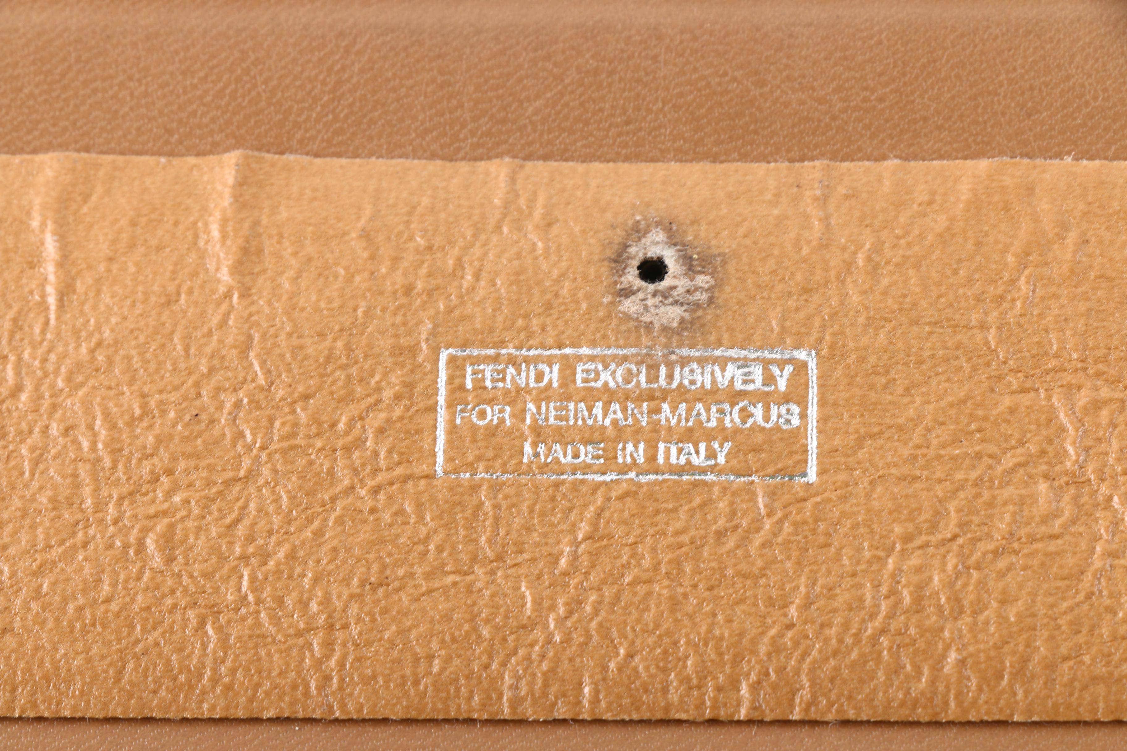 Fendi Leather and Canvas Keeper