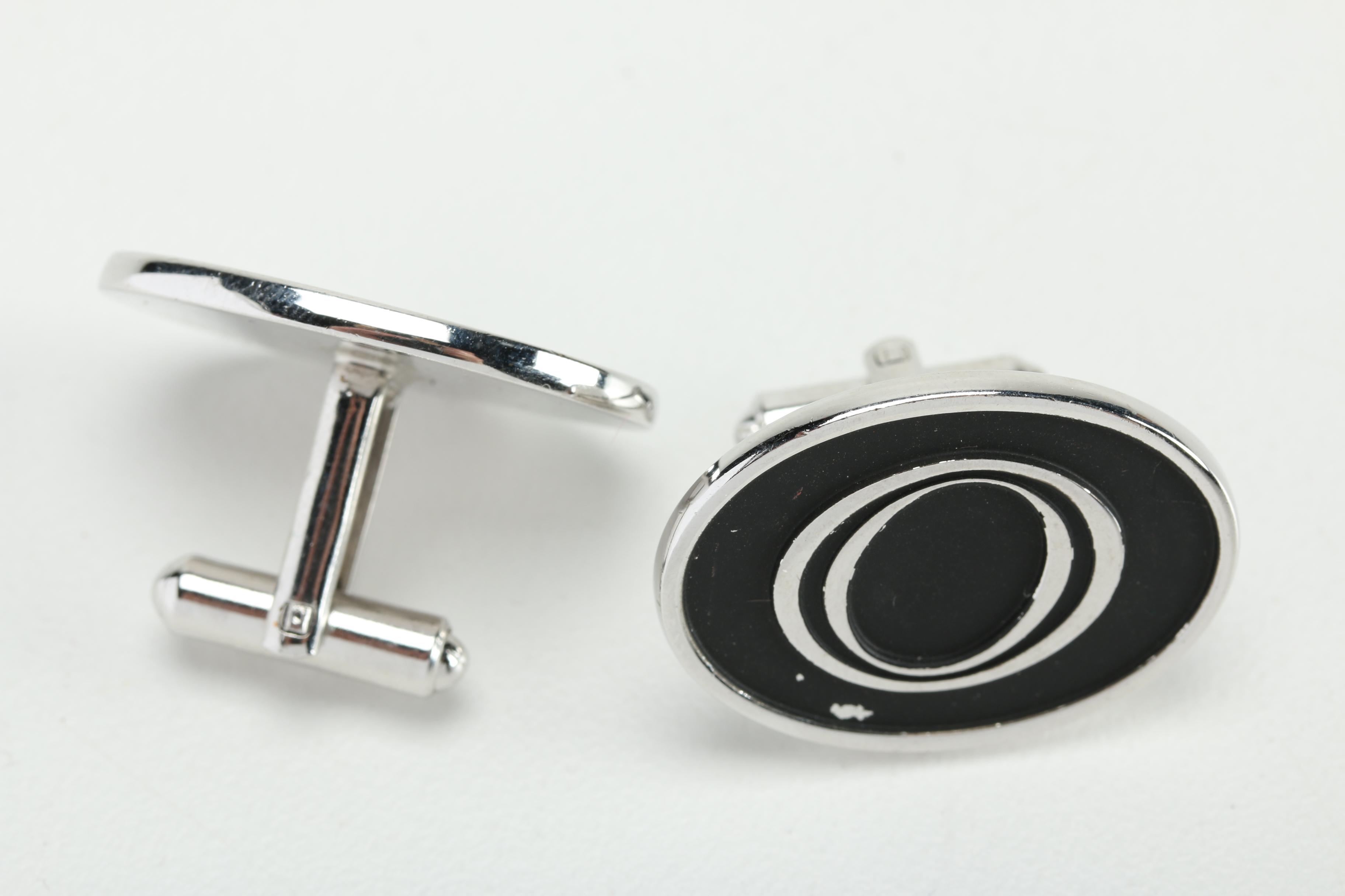 Men's Accessories With Leather Case, Including Cufflinks and Pocket Knife