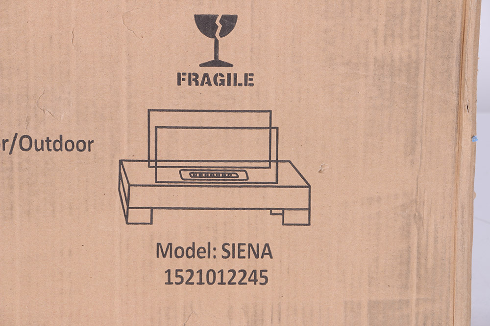 Iniga Flame "Siena" Contemporary Fireplace