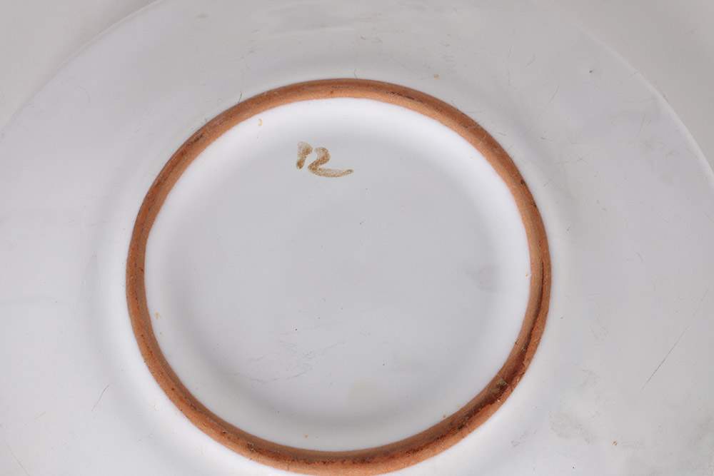 Harry and David Onion Dish and Italian Ceramic Plates