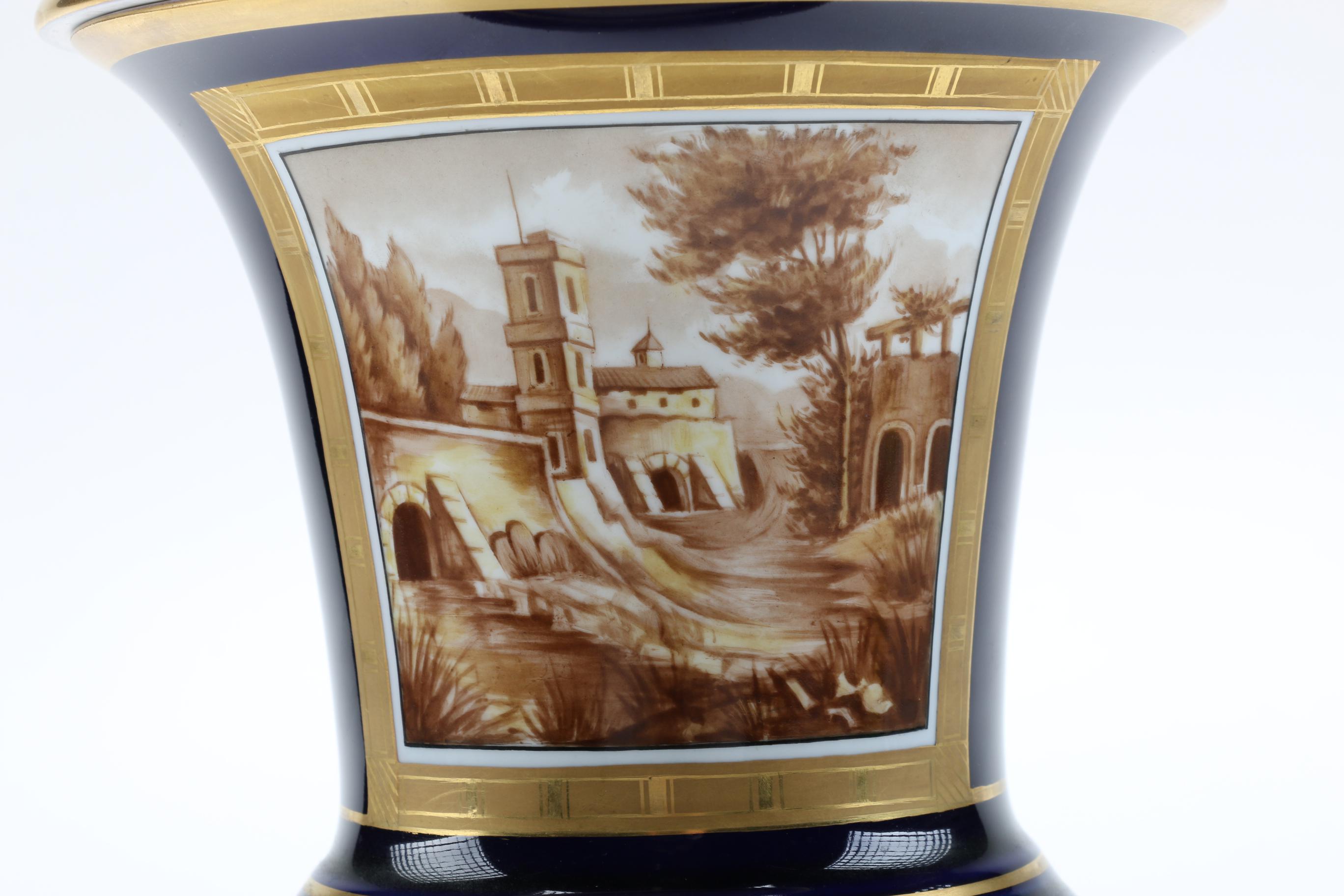 Vista Alegre Porcelain Urn